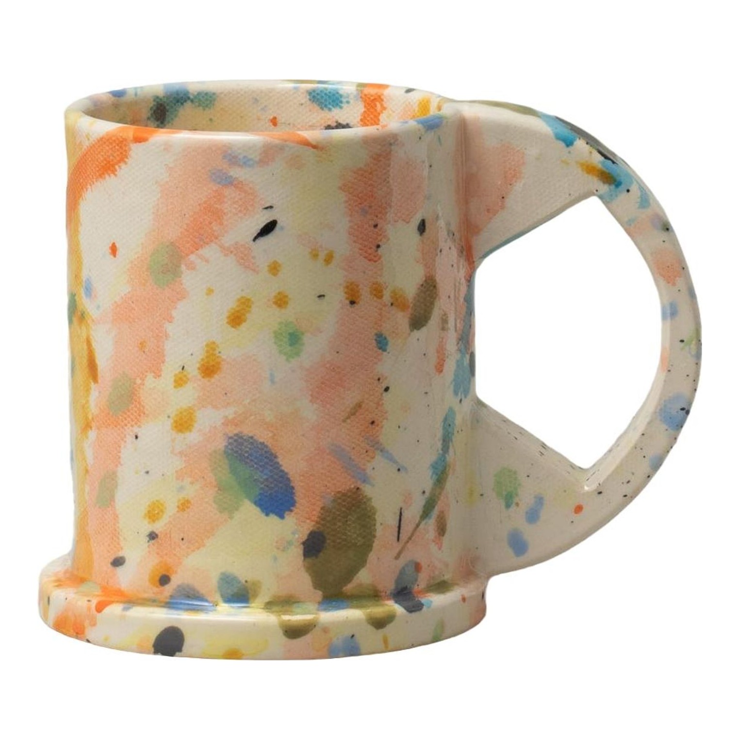 Echo Park Pottery by Peter Shire | Tall Splatter Mug