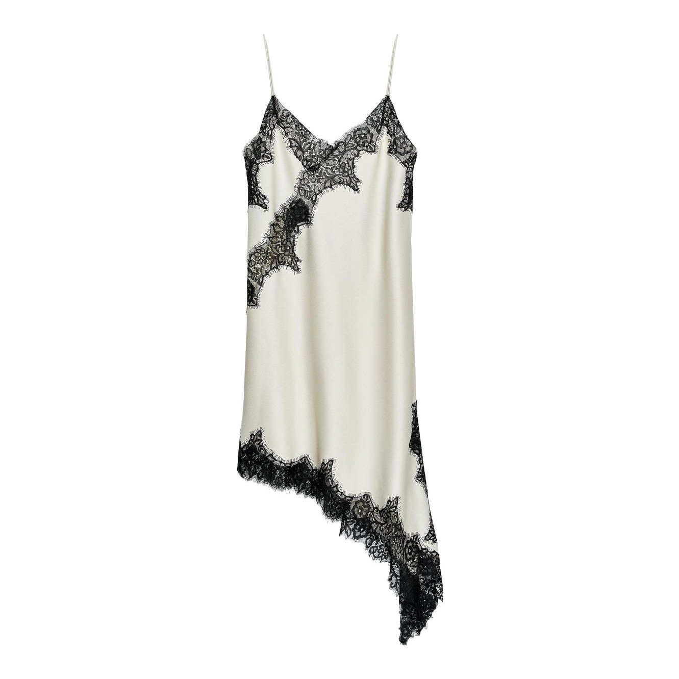 H&M | Lace-Trimmed Slip Dress