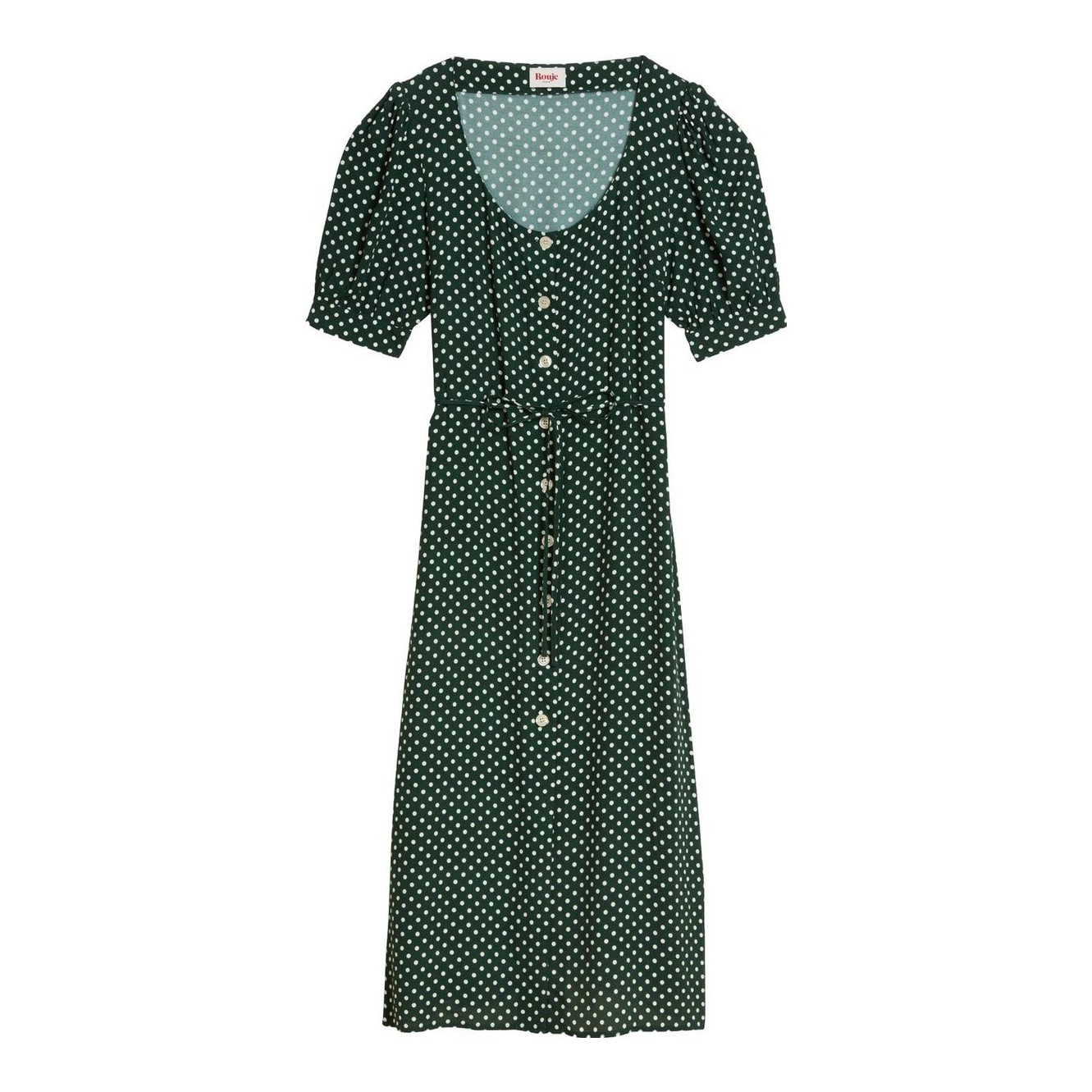 green emerald velvet dress Gabin Celestin CELESTIN ROUGE  Rouje