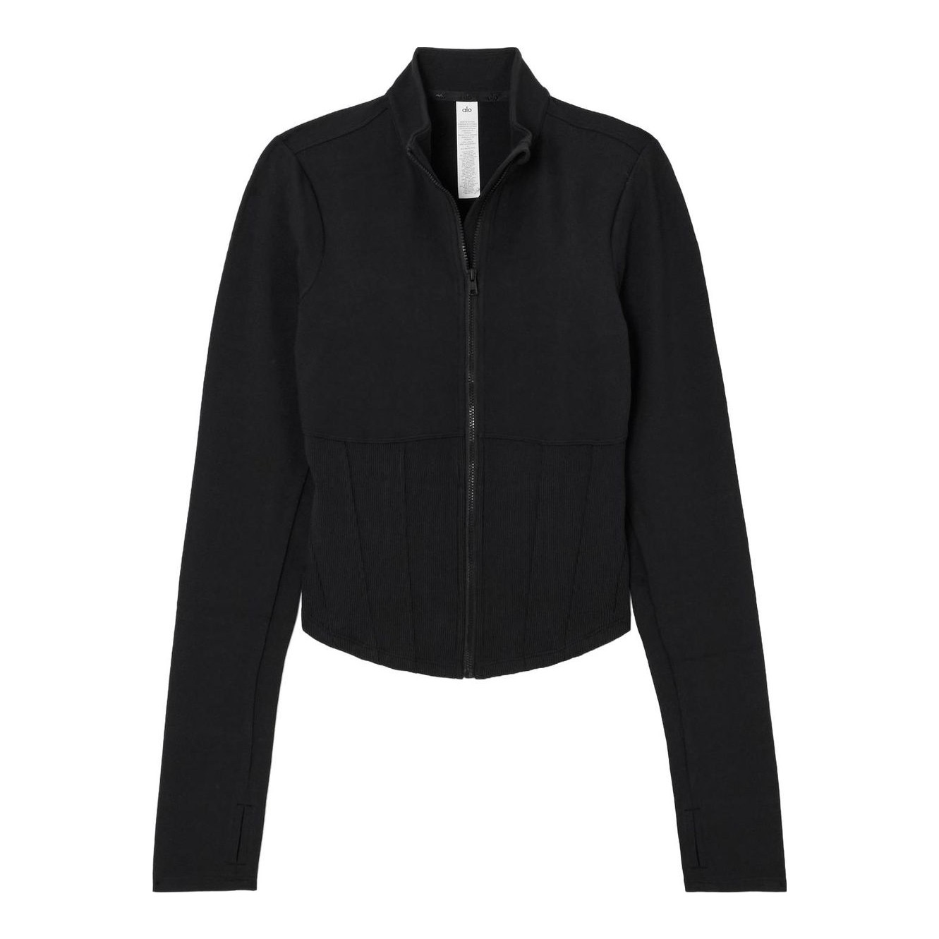 Alo | Airbrush Corset Full Zip Jacket