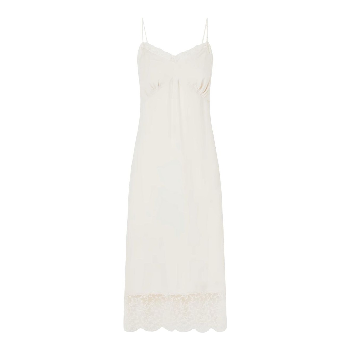 SKIMS | Ultra Fine Lace Low Back Long Dress