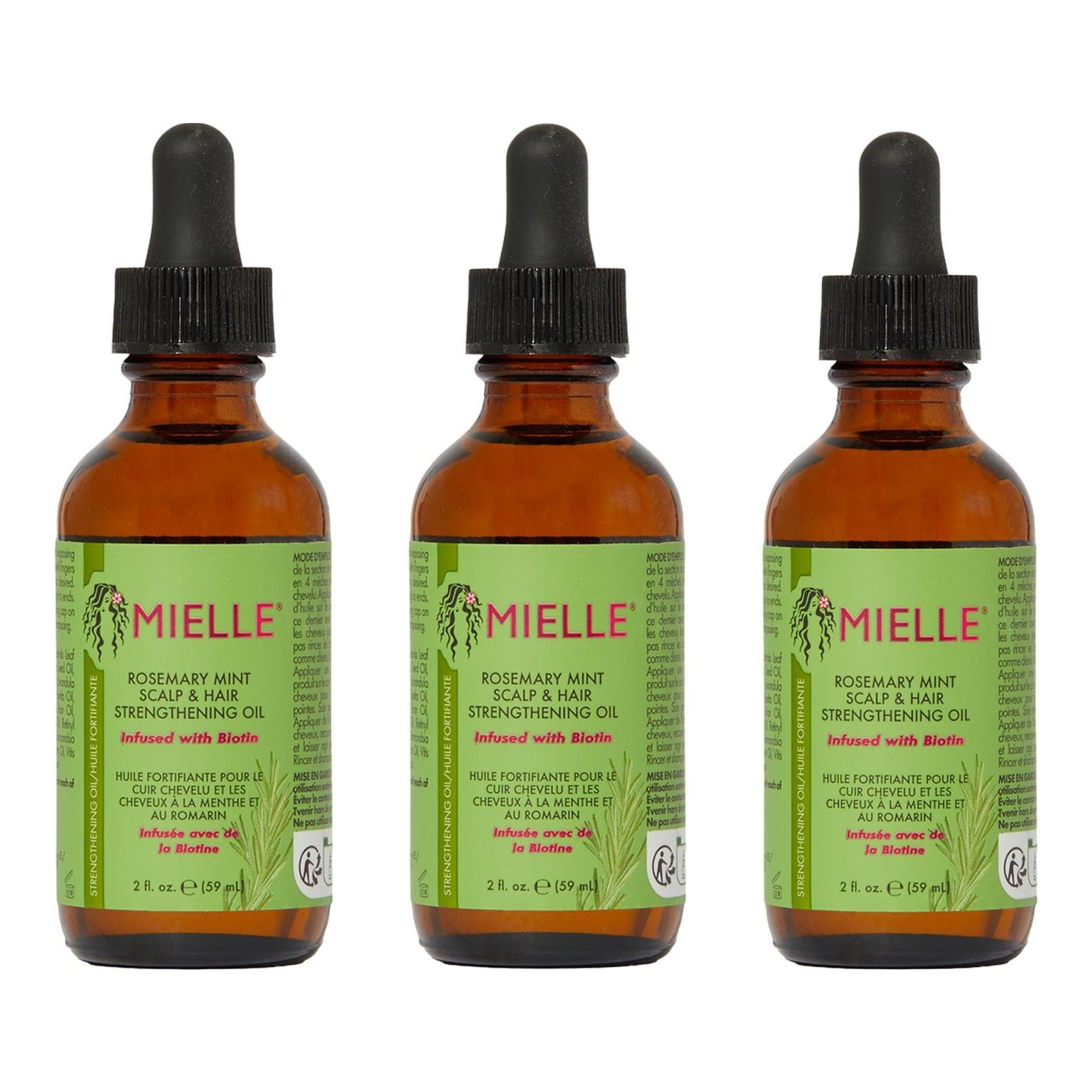 Mielle Organics — Rosemary Mint Growth Oil Trio