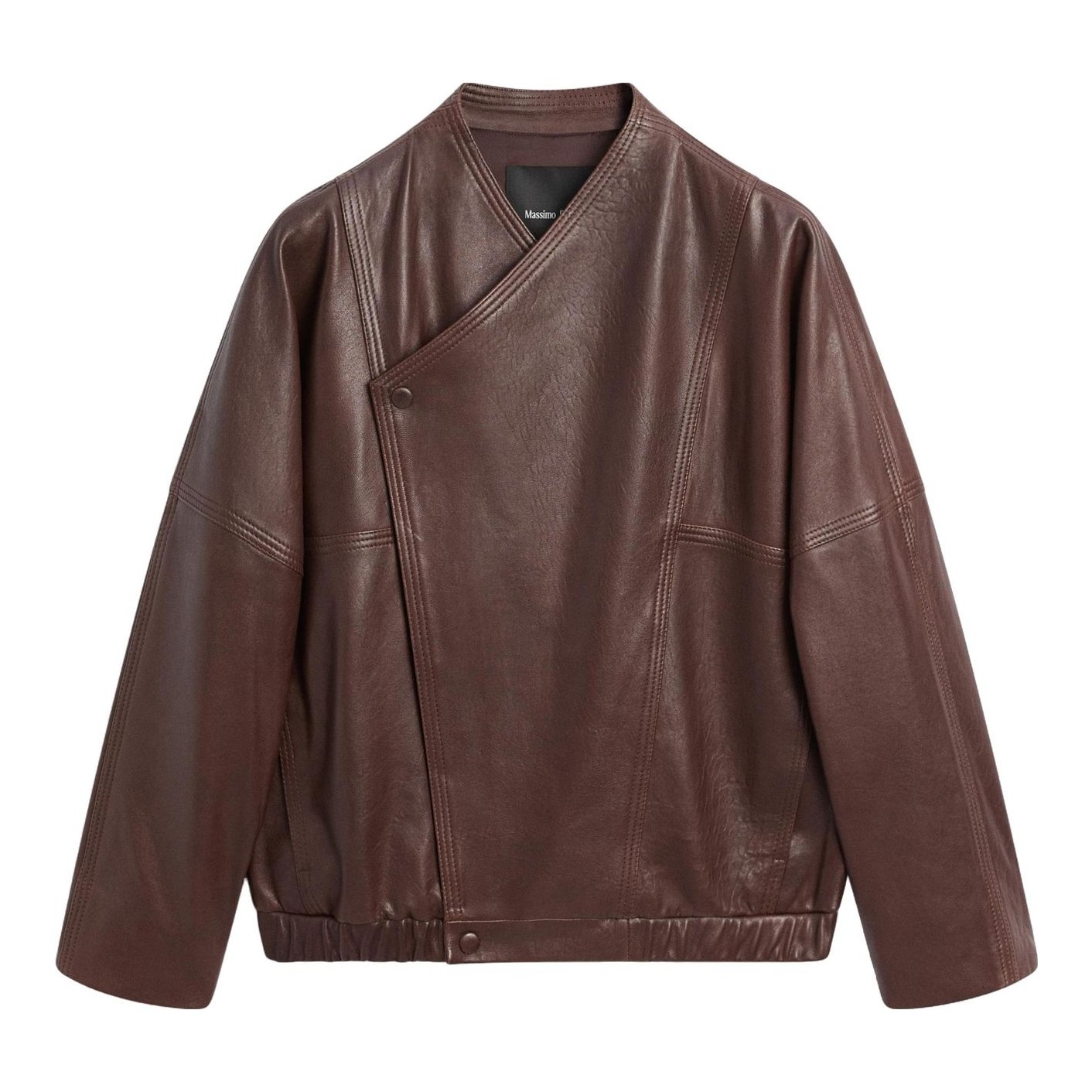 Massimo Dutti | Nappa Leather Jacket With Grainy Finish