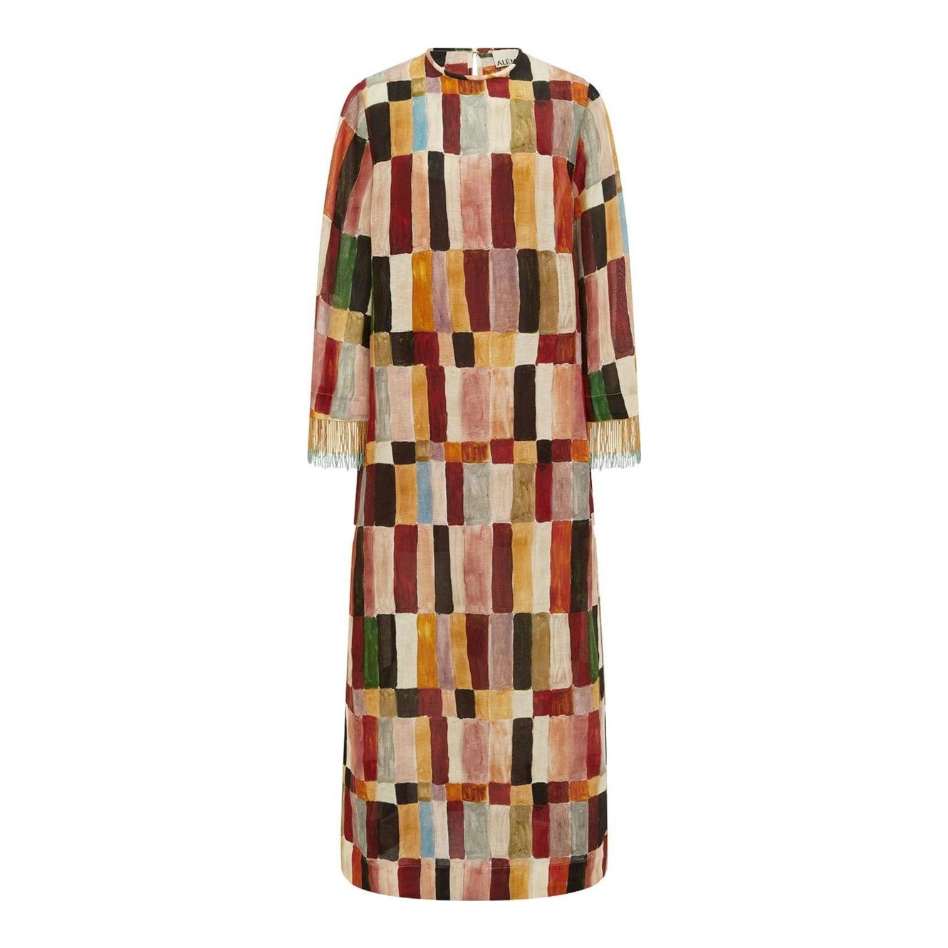 real linen dresses Beth Oversized linen Dress with long sleeves