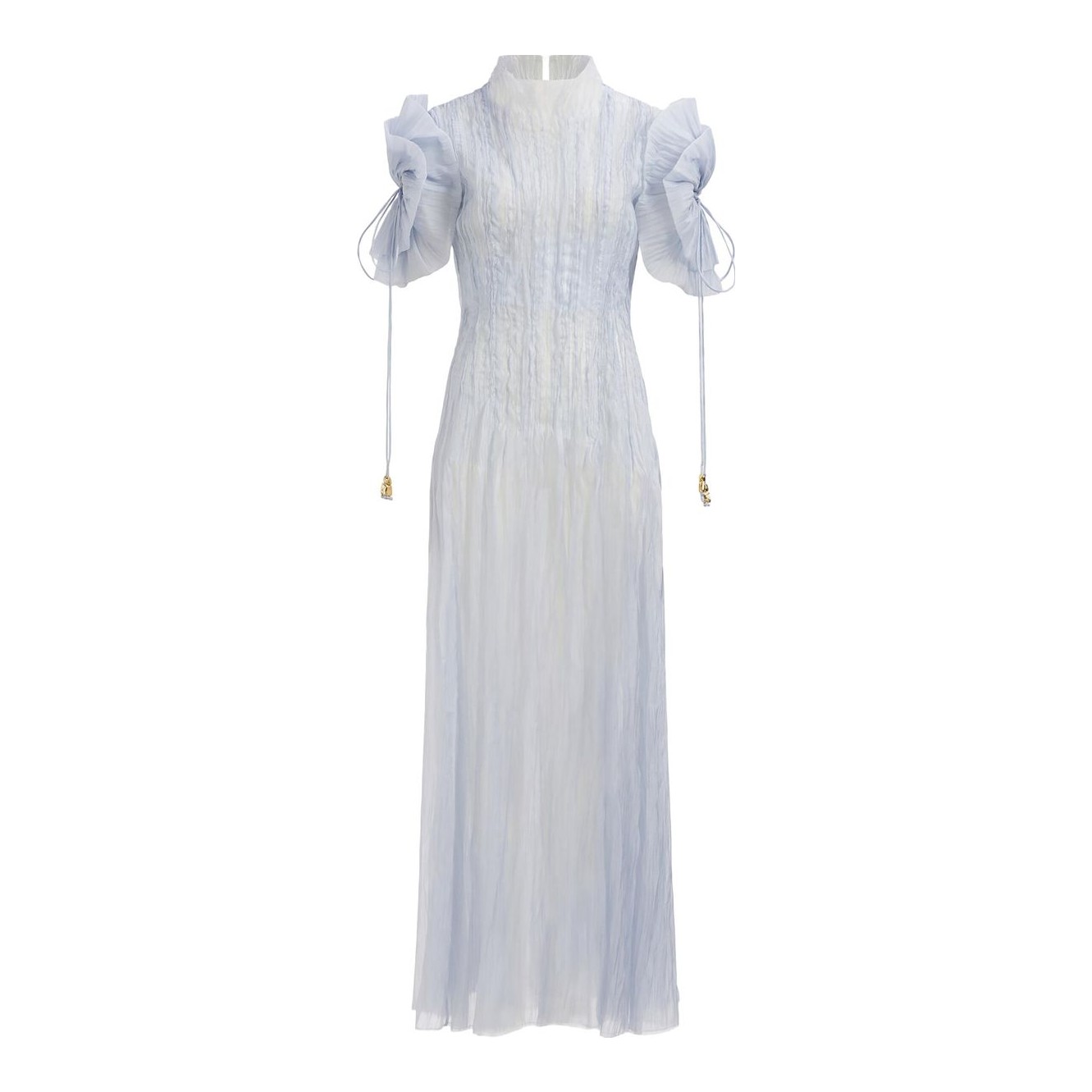 knee length dresses for ladies Rent The Nova Pleated Midi Dress By Aje main image 1