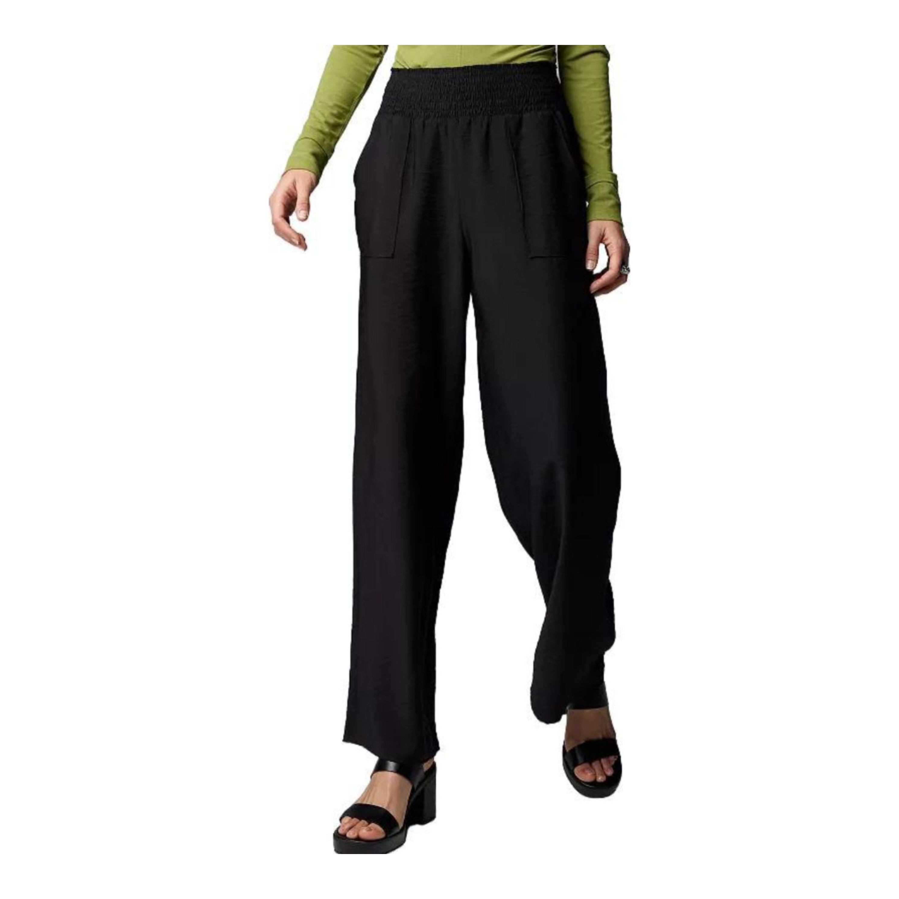 knee length dresses for ladies Flowing Linen Wide-Leg Pants  Barrel
