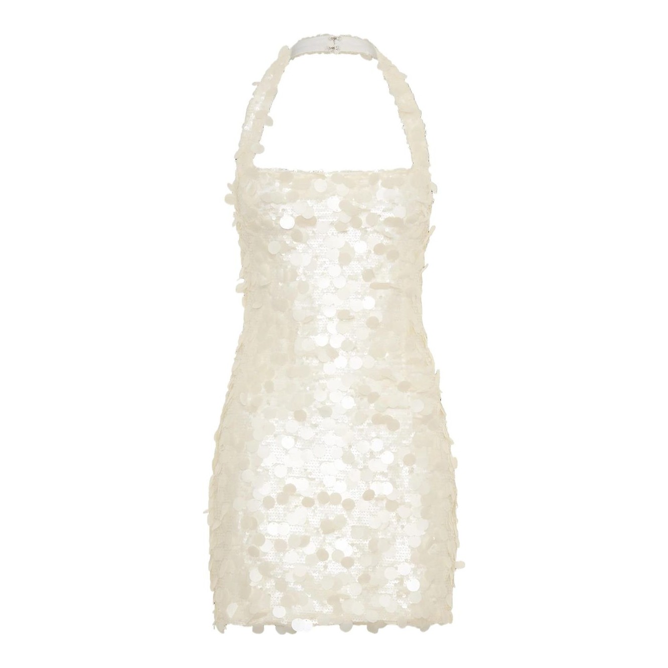 MESHKI | Adeline Rose Halter Mini Dress