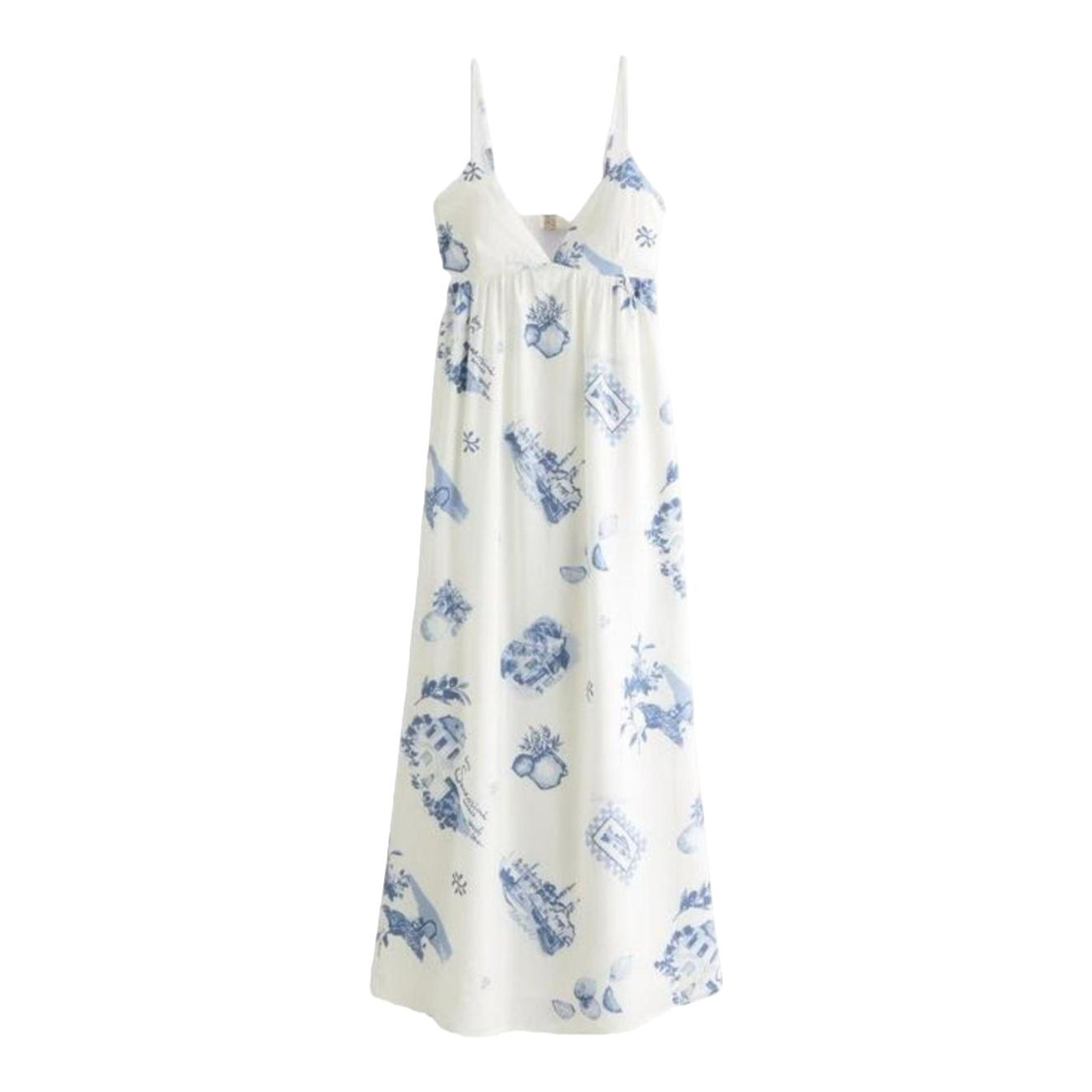 Abercrombie & Fitch | Bra-Free Clasp-Back Flowy Maxi Dress