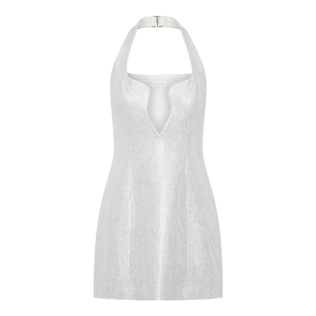 flare sleeve diamante mesh mini dress Fit & Flare Open Back Maxi Dress main image 0