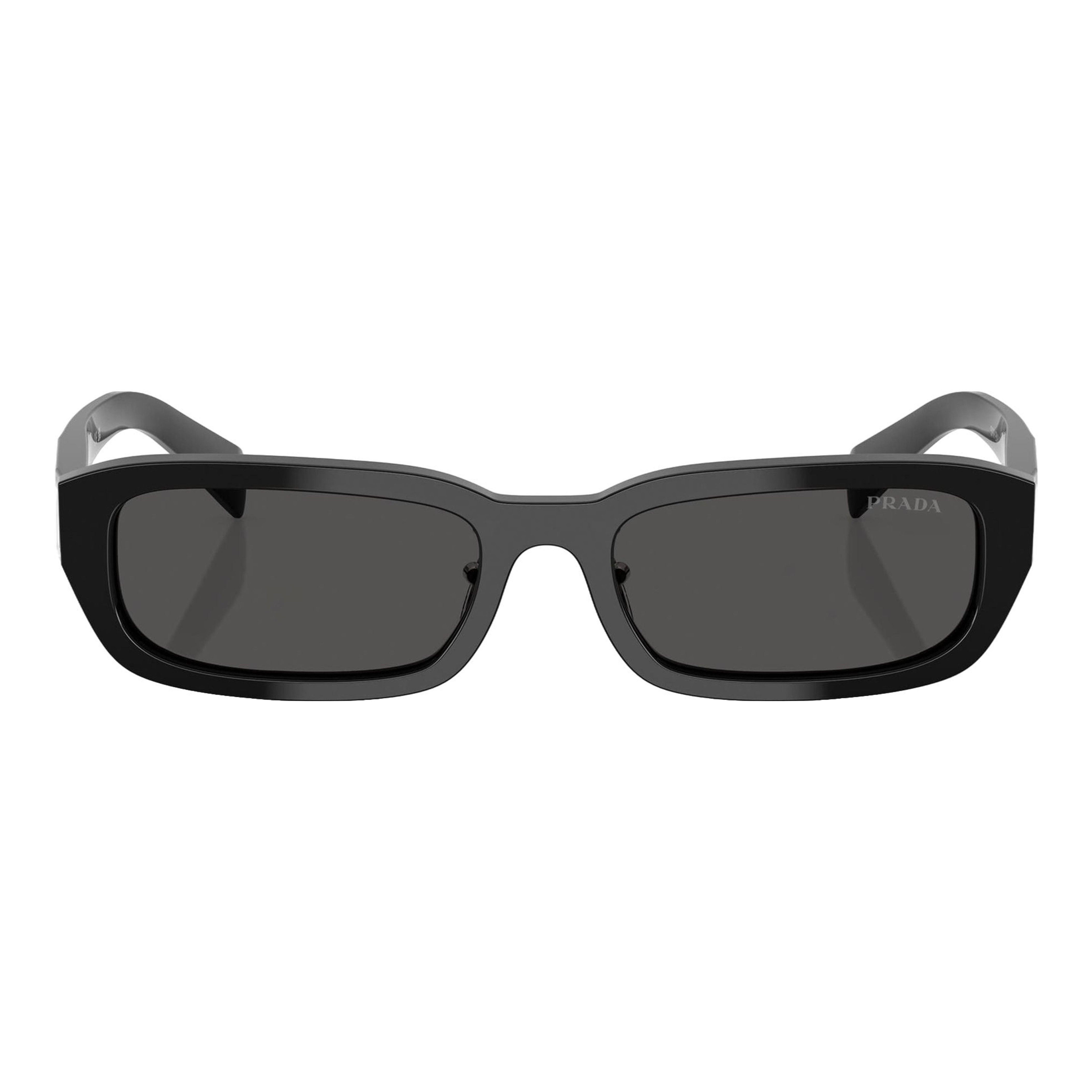 Prada Sculto Reo Irregular Rounded Sunglasses Prada PR 26ZS Beveled Acetate & Plastic Oval Sunglasses  main image 4