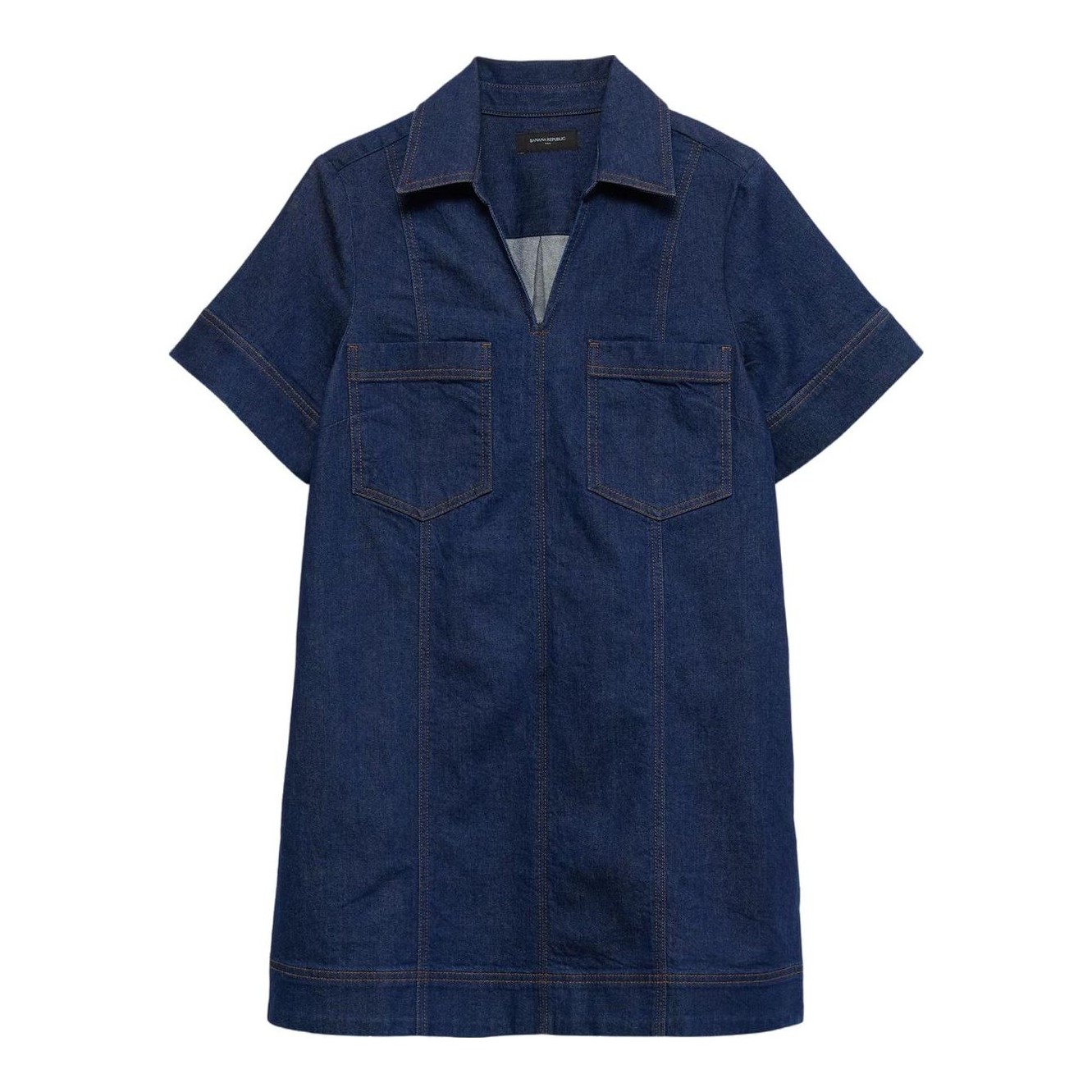 LOFT | Denim Mini Pocket Dress