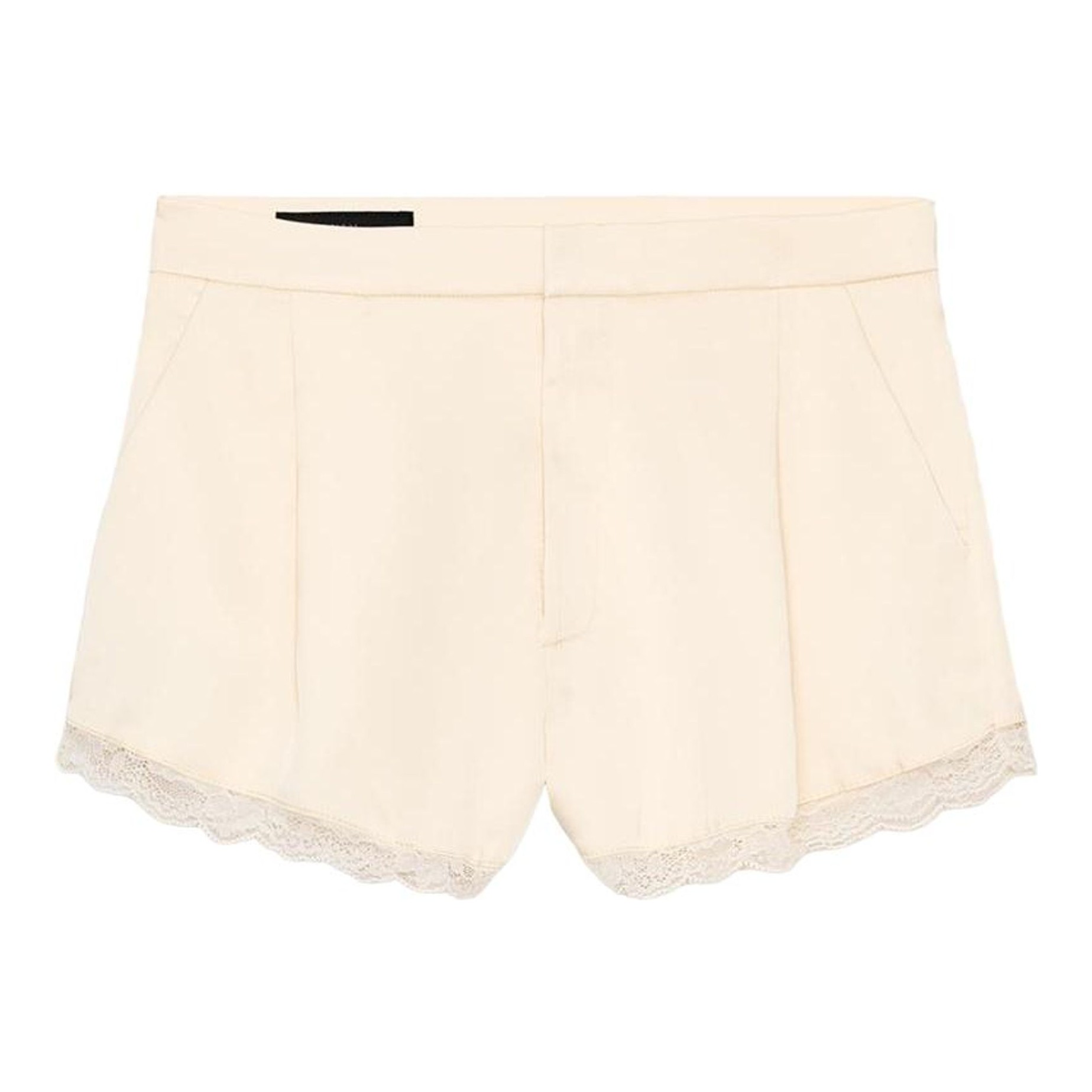 Shorts Fluides Zara à Motifs Floraux Et Dentelle - Taille M - Occasion En Très Bon état