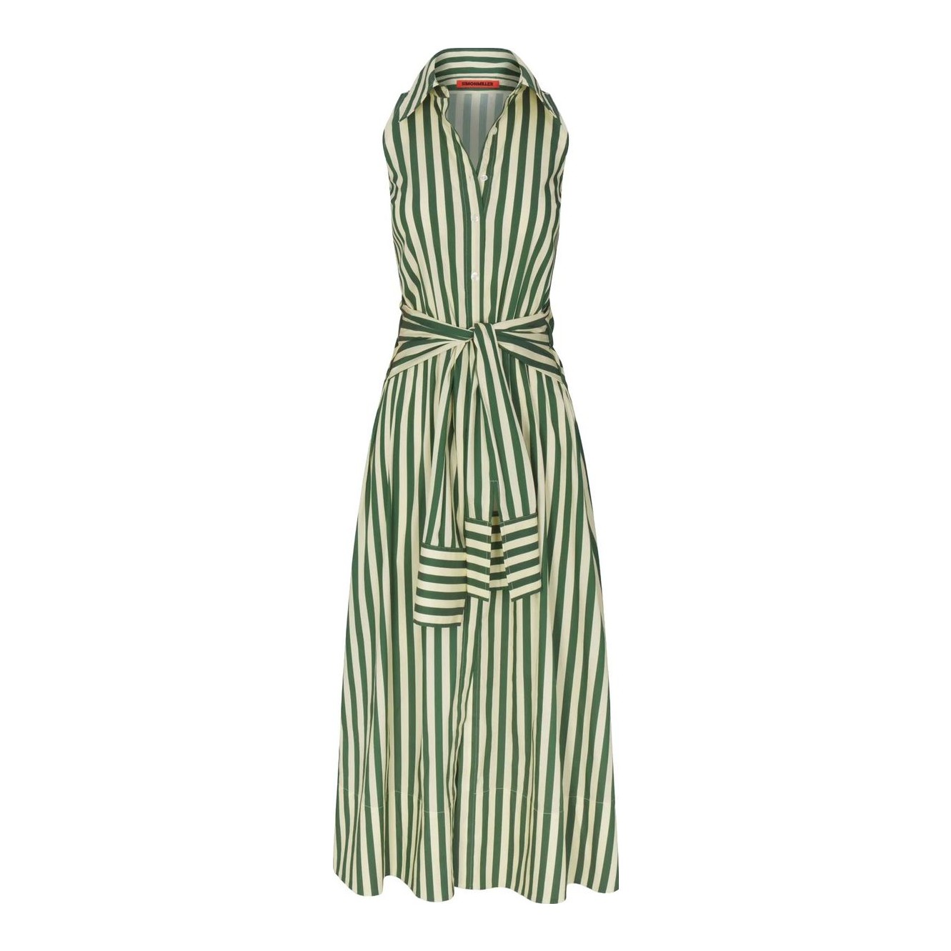 SIMONMILLER | Loch Poplin Maxi Dress