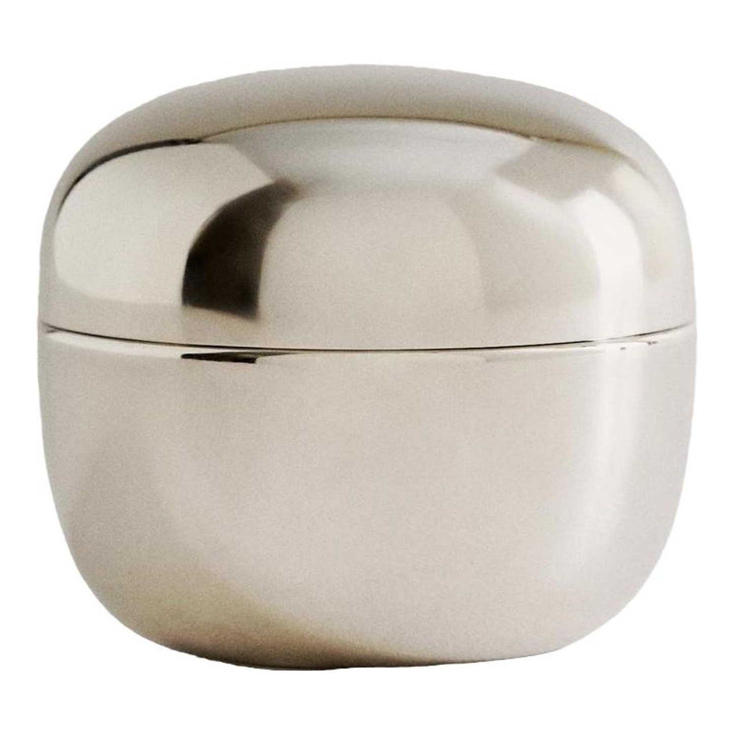 Large Round Stainless Steel Box