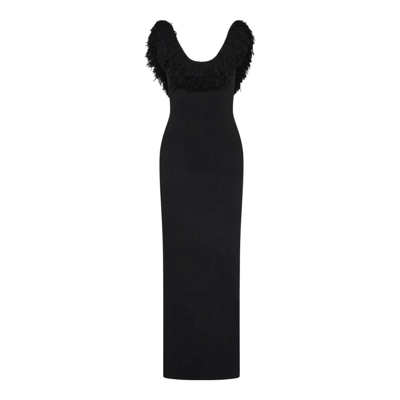 knee length dresses for ladies Siren Satin and Diamante Maxi Skirt / Dark Chocolate | Meshki main image 1