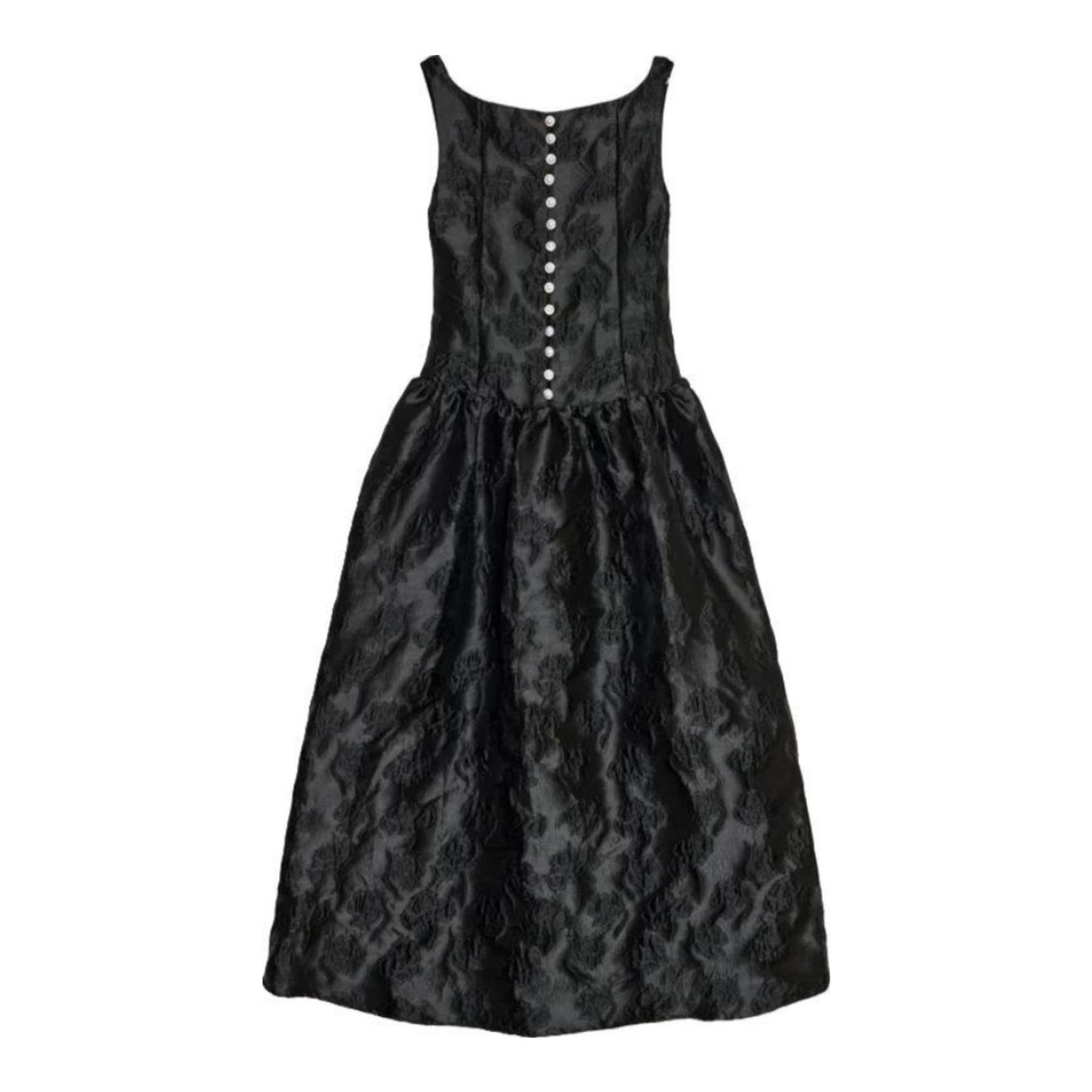 pleated seamed bodice jacquard maxi cocktail dress chelsea28 Pleated Seamed Bodice Jacquard Maxi Cocktail Dress (Women)
