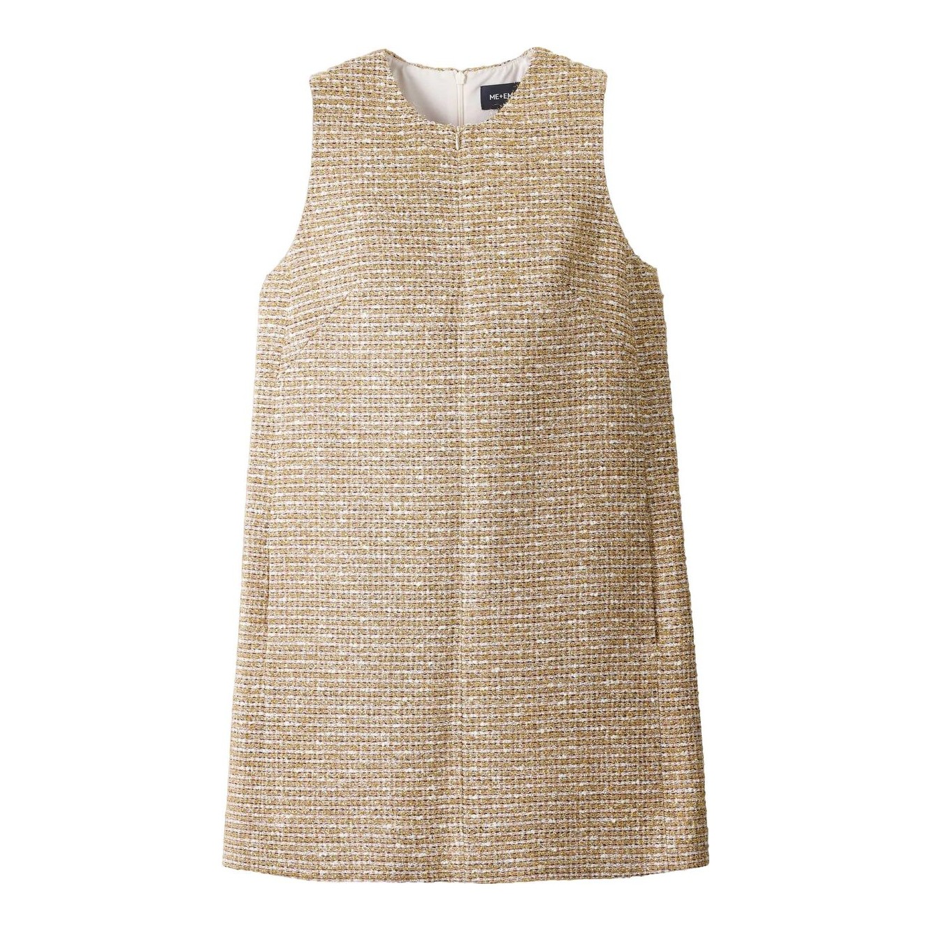 metallic champagne dress Luna Metallic Dress
