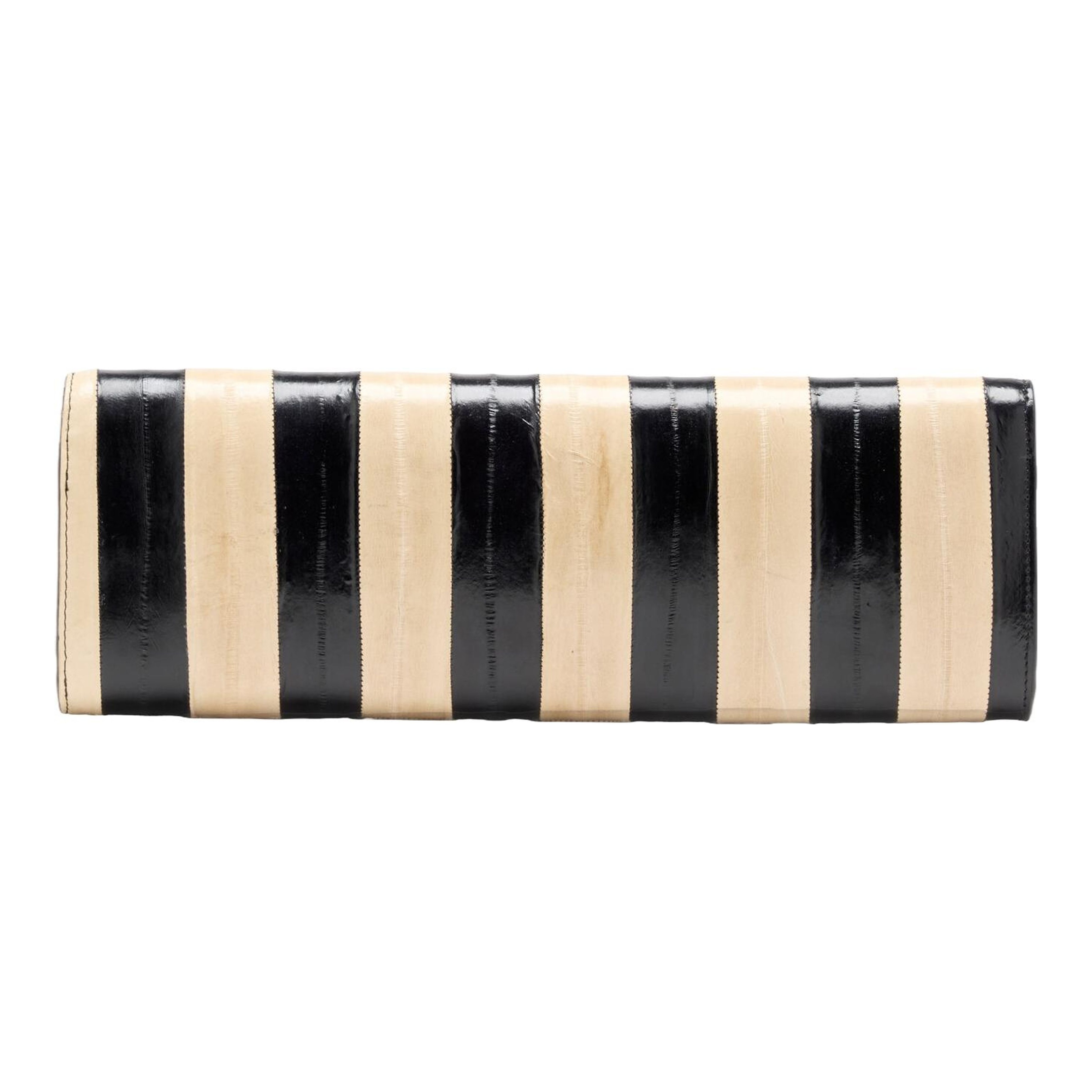 PROENZA SCHOULER - Striped Hex Clutch