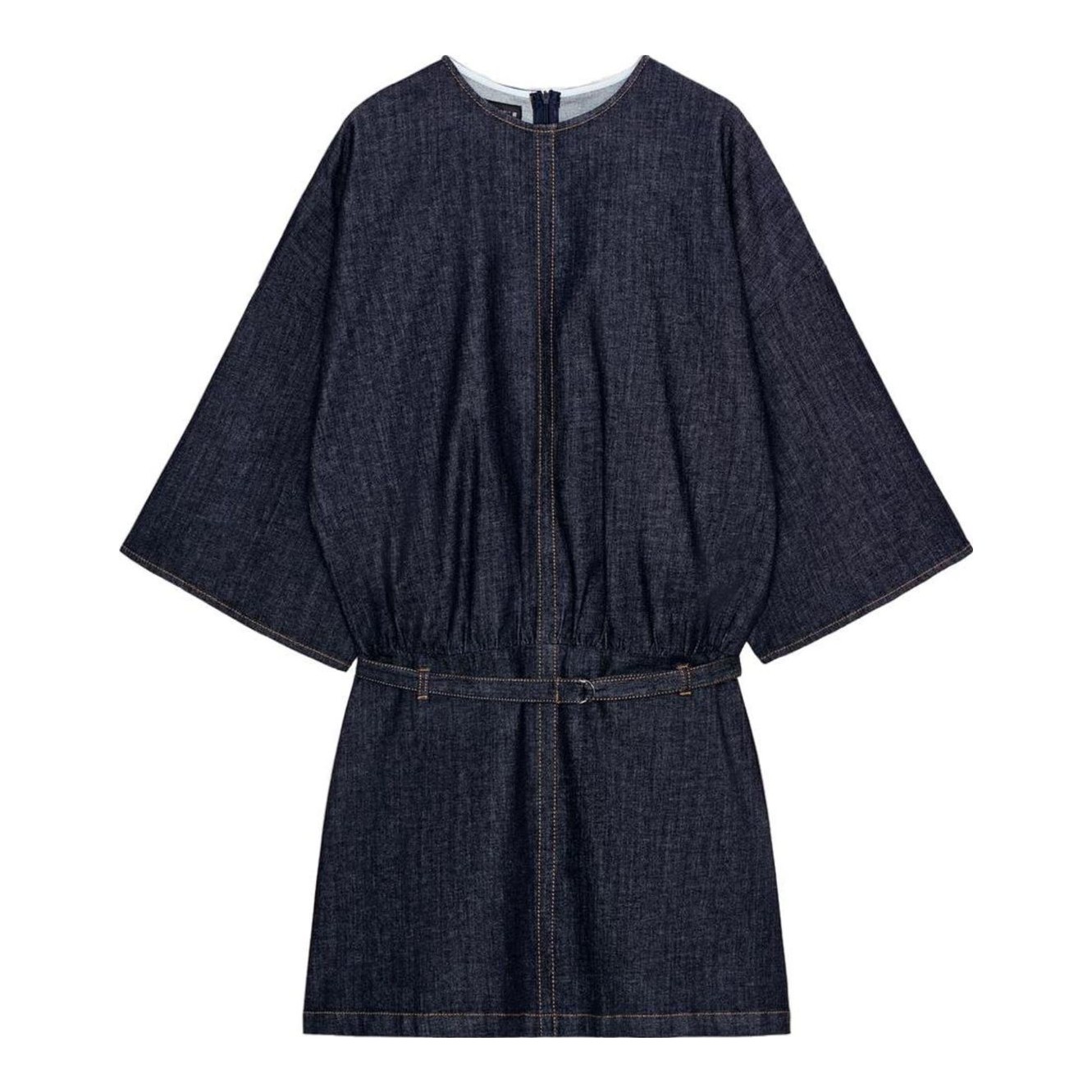 trf asymmetric denim dress Trf Asymmetric Denim Dress