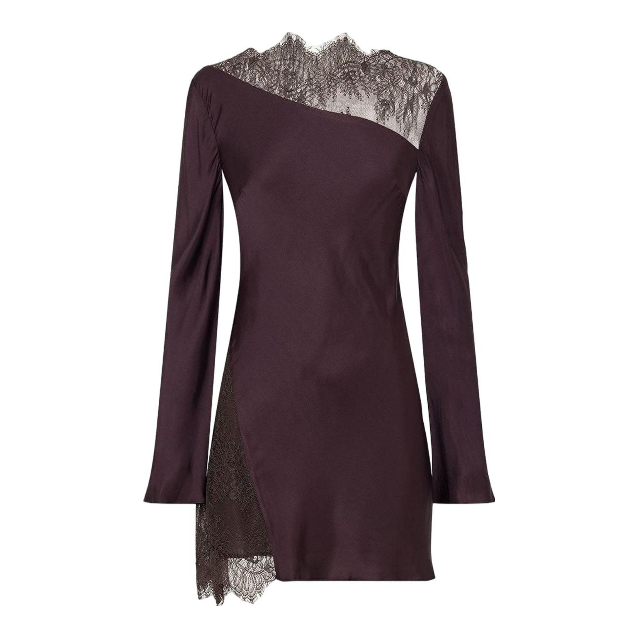 knee length dresses for ladies Allegra Lace Panelled Maxi Dress | Ivory | Dresses main image 1