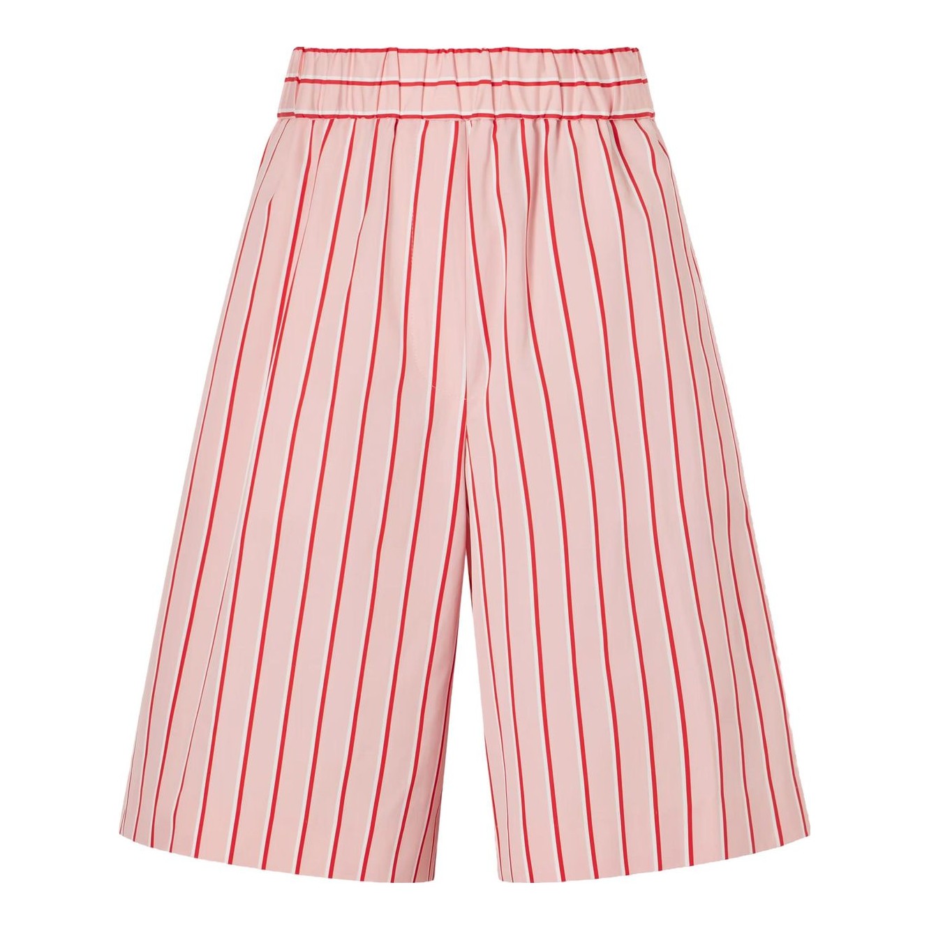 DRIES VAN NOTEN - Pomy Bis Striped Cotton Shorts