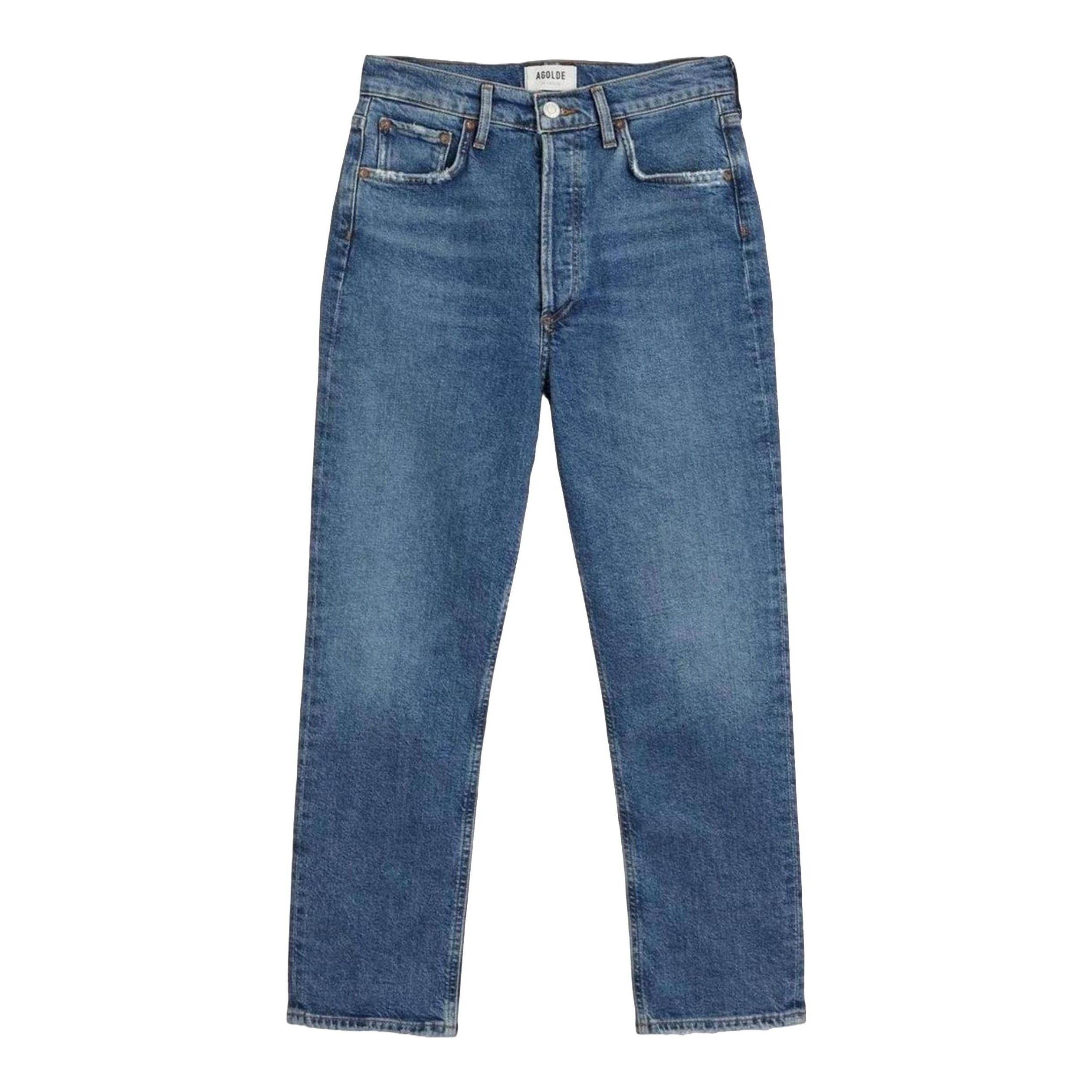 AGOLDE | Riley High Rise Straight Crop Jeans