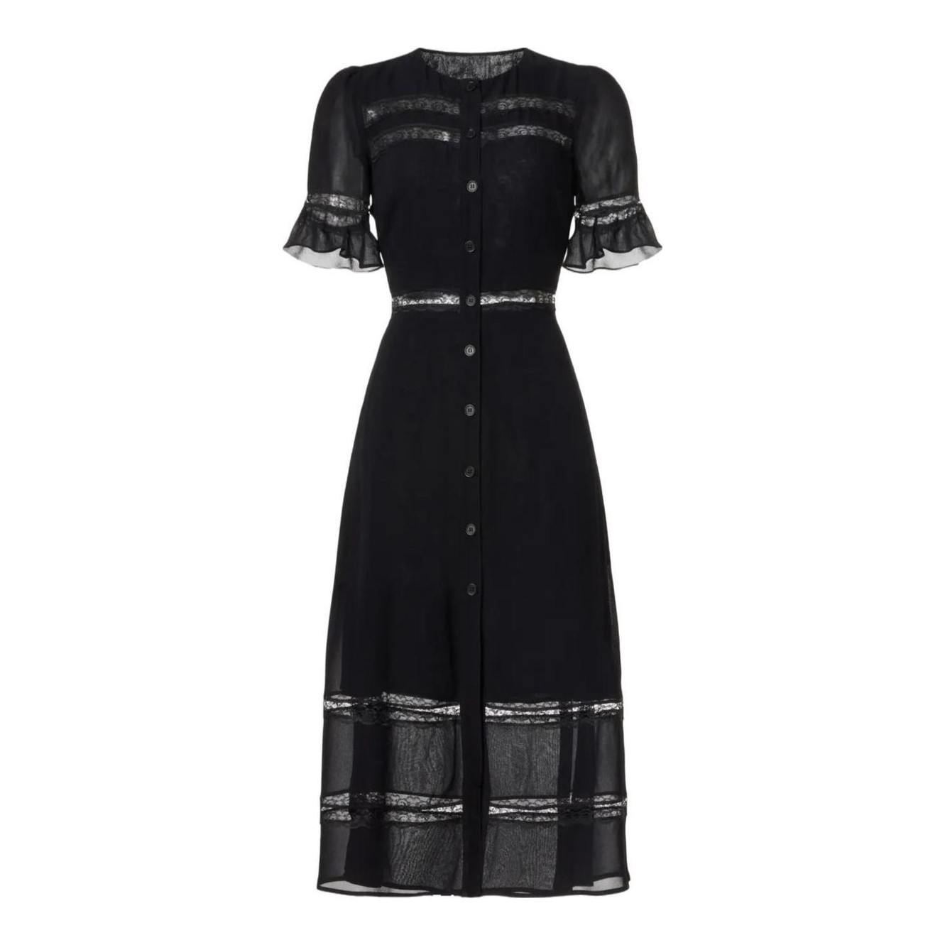 reformation zebrina short-sleeve midi dress Zebrina Dress