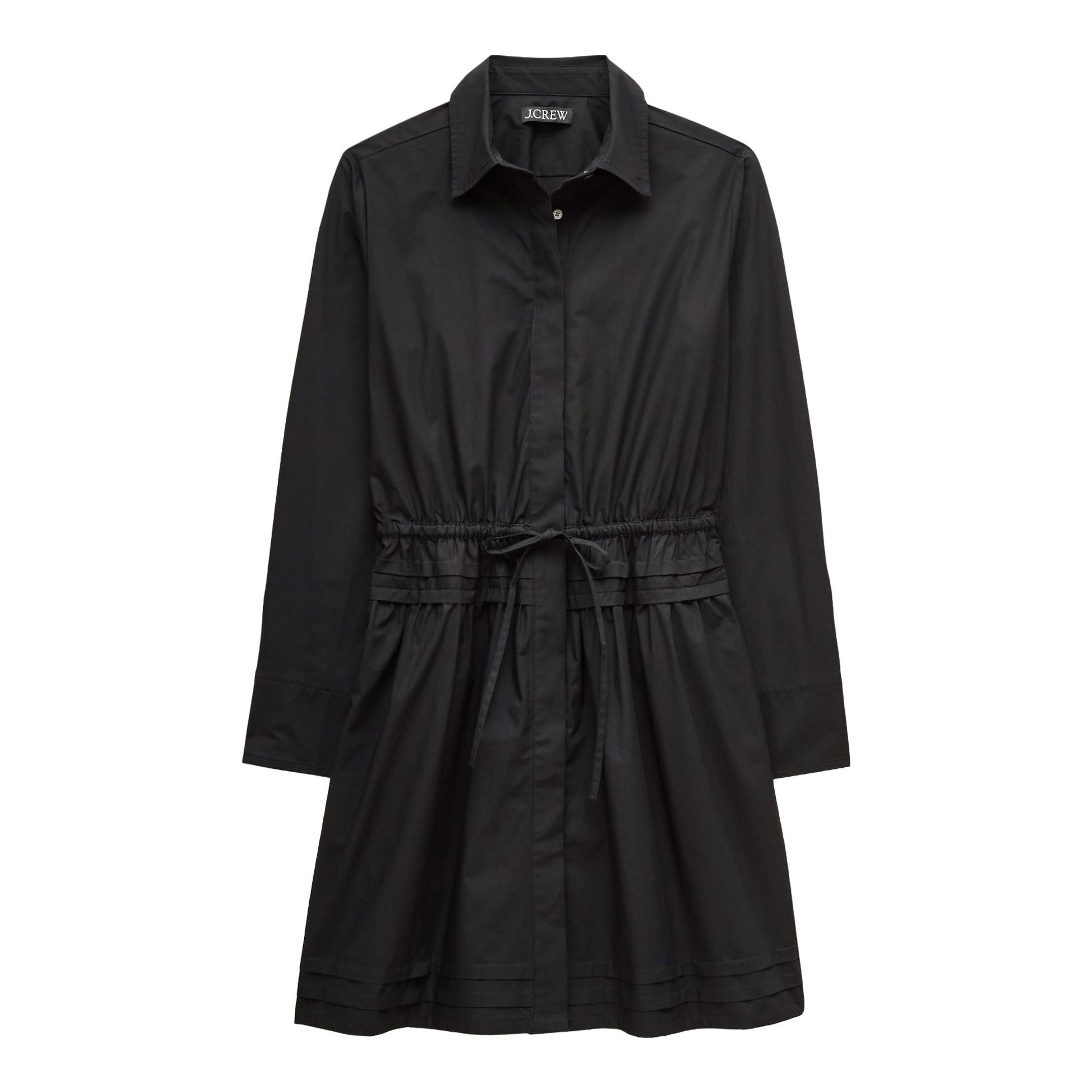 chinese dress ladies New J Crew Long Sleeve Shirtdress in Black, Size S, Originally $110  The  Mustard Dandelion