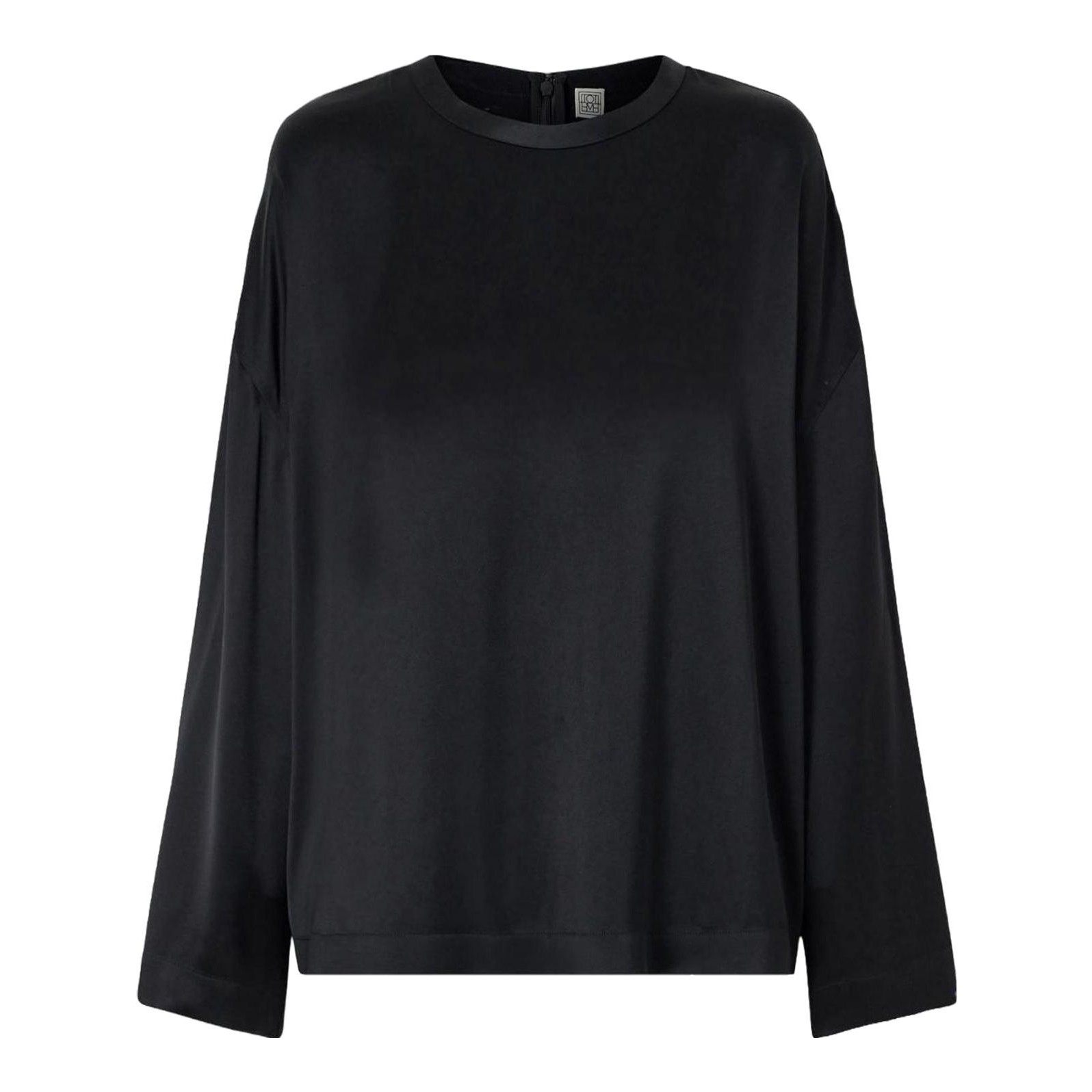 TOTEME | Draped Satin Top