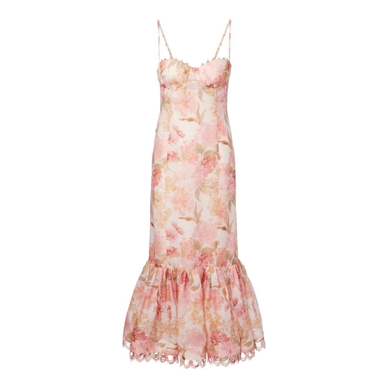 knee length dresses for ladies Zimmermann Rebellion Beaded Mermaid Picnic Midi Dress main image 1