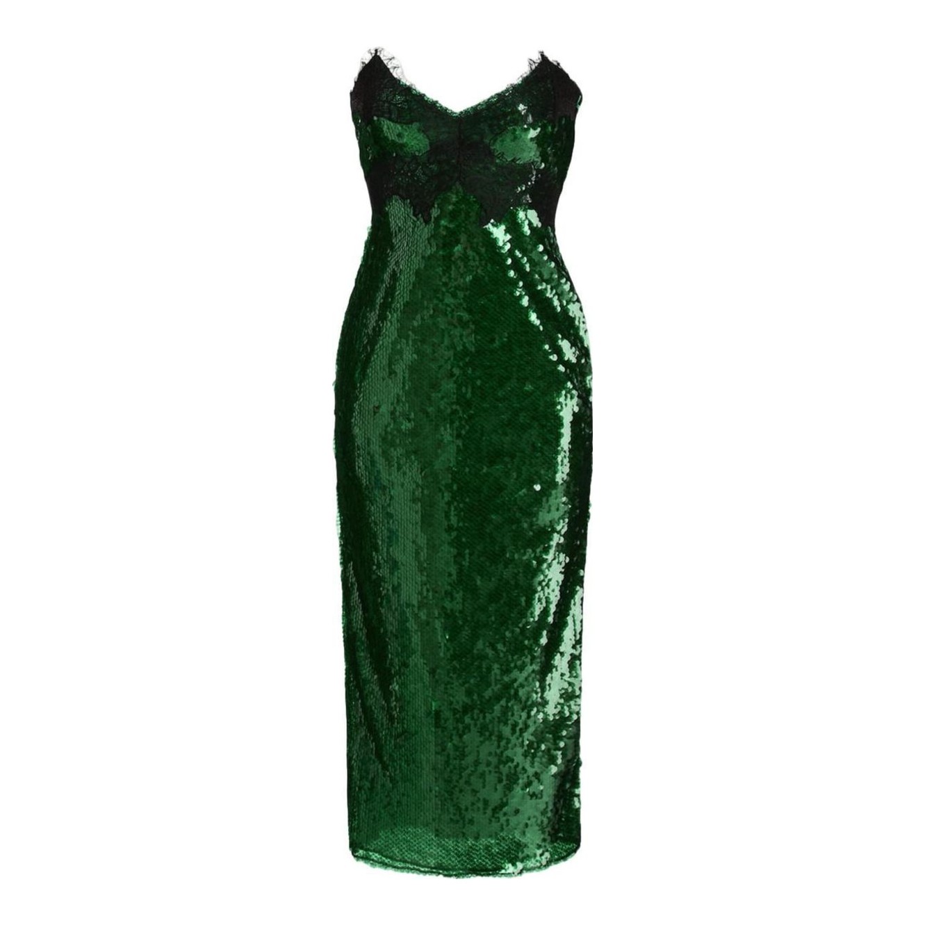 Ellen Strapless Sequin Midi Dress