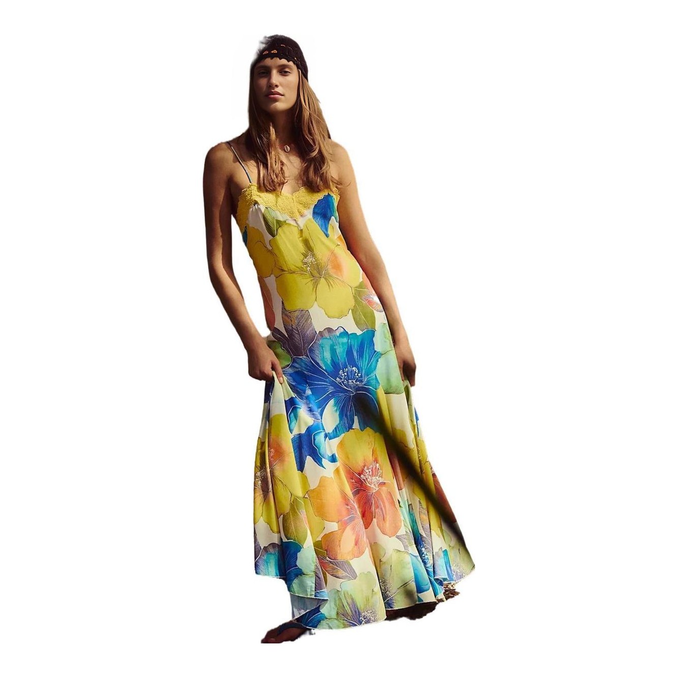 knee length dresses for ladies FOR LOVE & LEMONS | Maybelle Maxi Dress main image 1