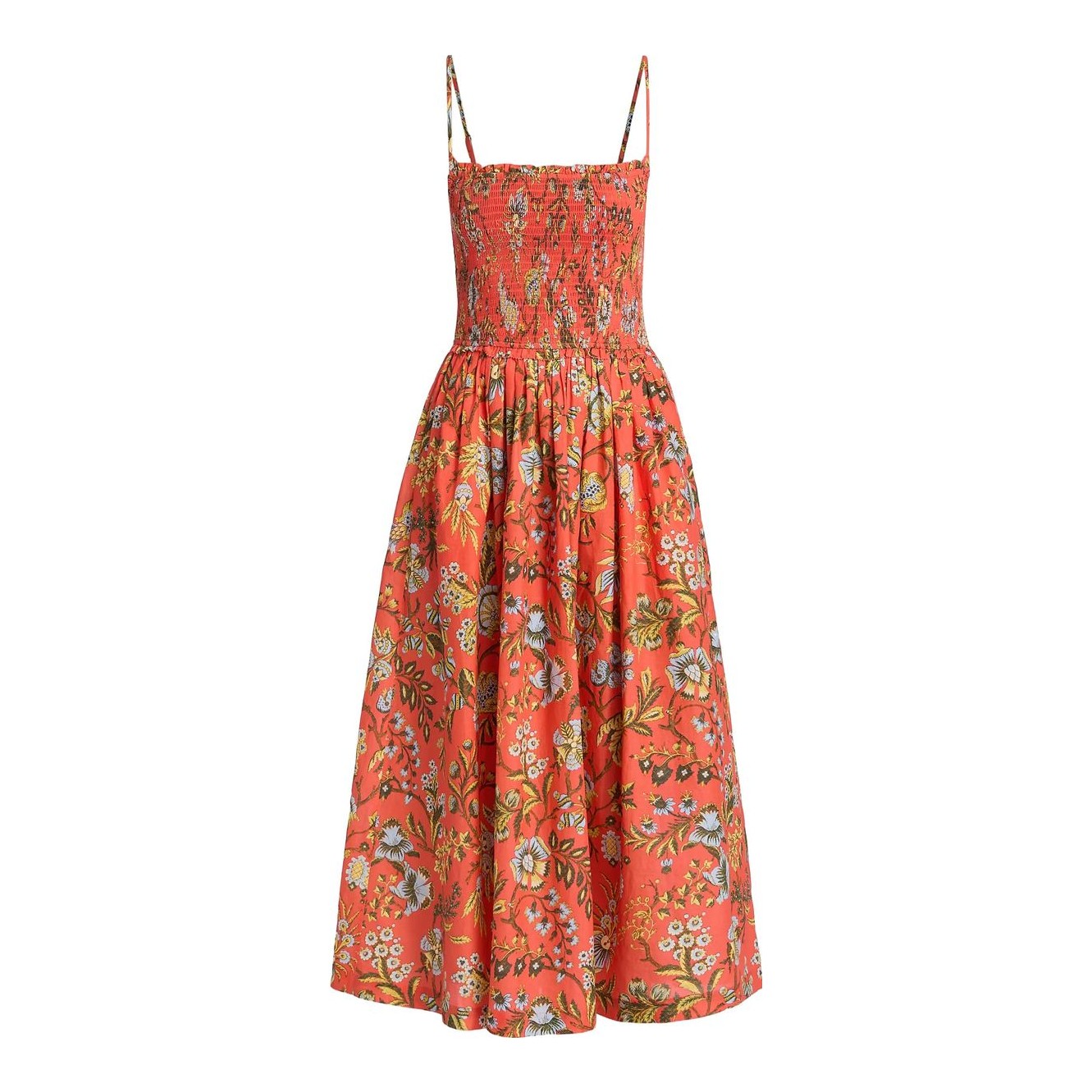 Hyacinth House | Black Multi Floral Maeve Midi Dress
