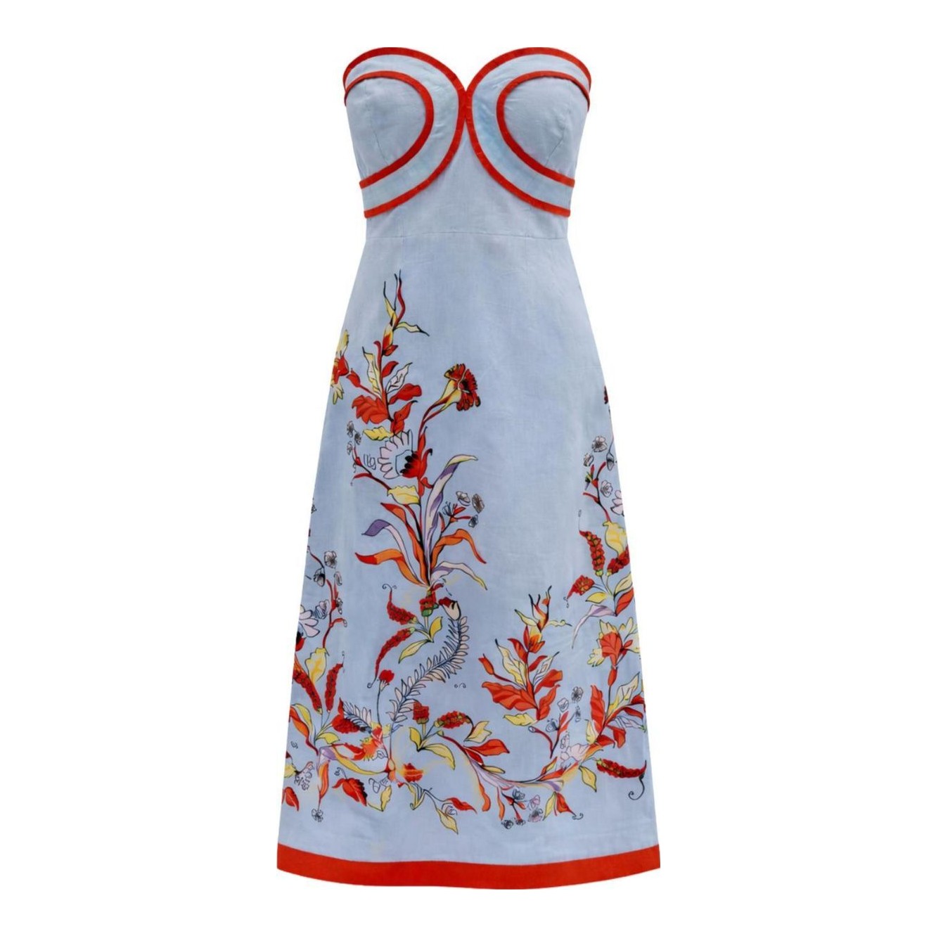 anna kate wess midi dress Wess Midi in Palm