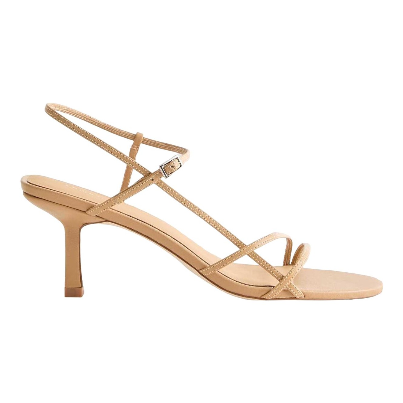 Italian Leather 70mm Strappy Heel