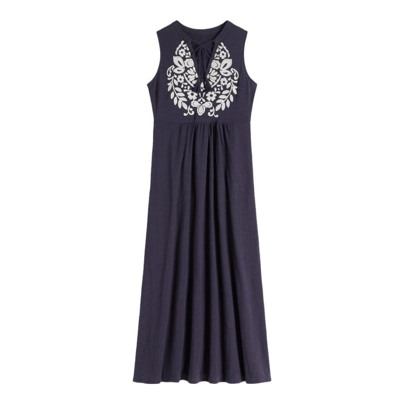 boden embroidered jersey dress Boden Women's Embroidered Jersey Short Dress in Blue
