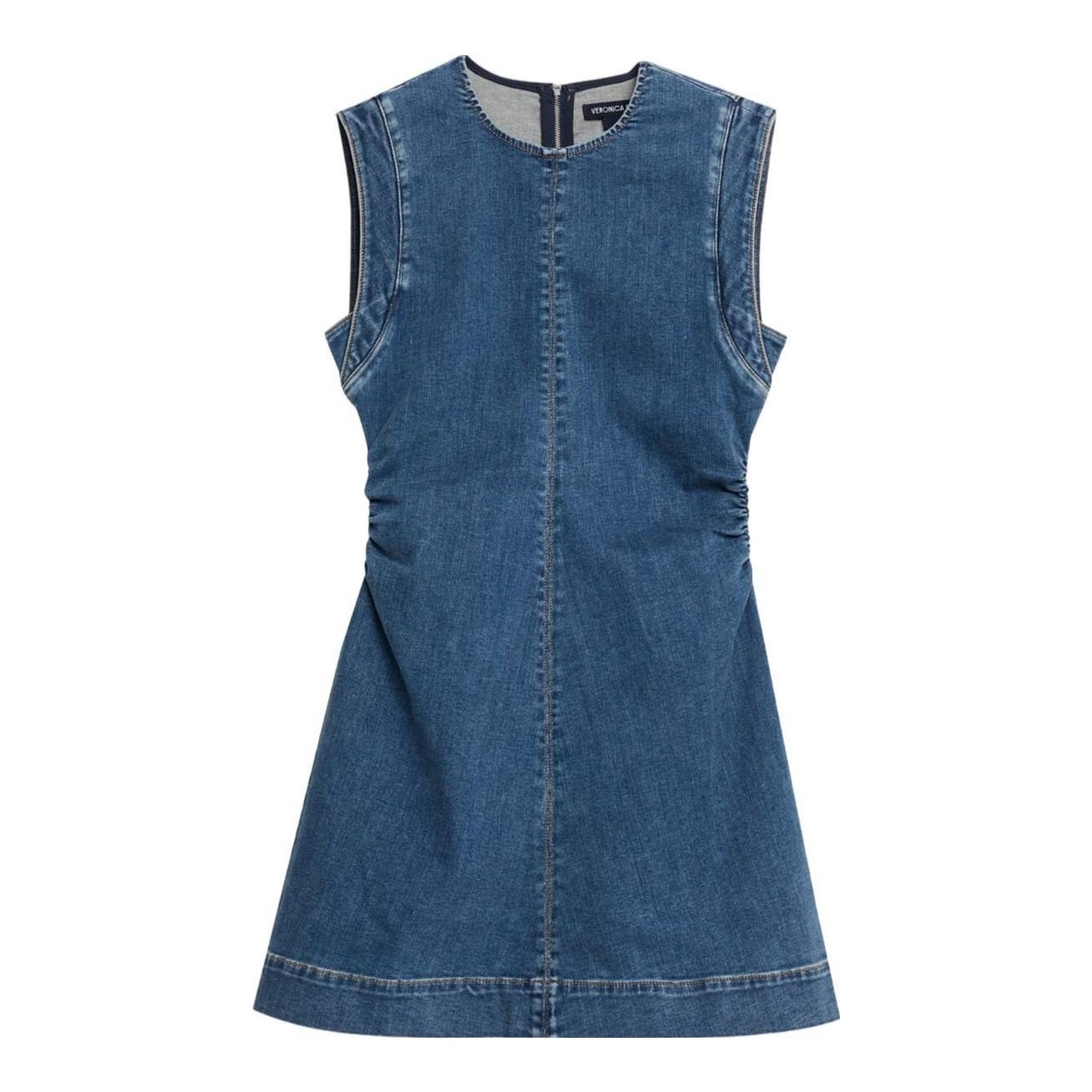 white christmas dresses LUNA DENIM MAXI DRESS – AKIRA main image 1