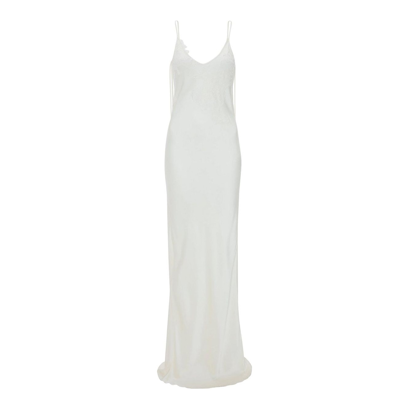 SKIMS | Ultra Fine Lace Low Back Long Dress