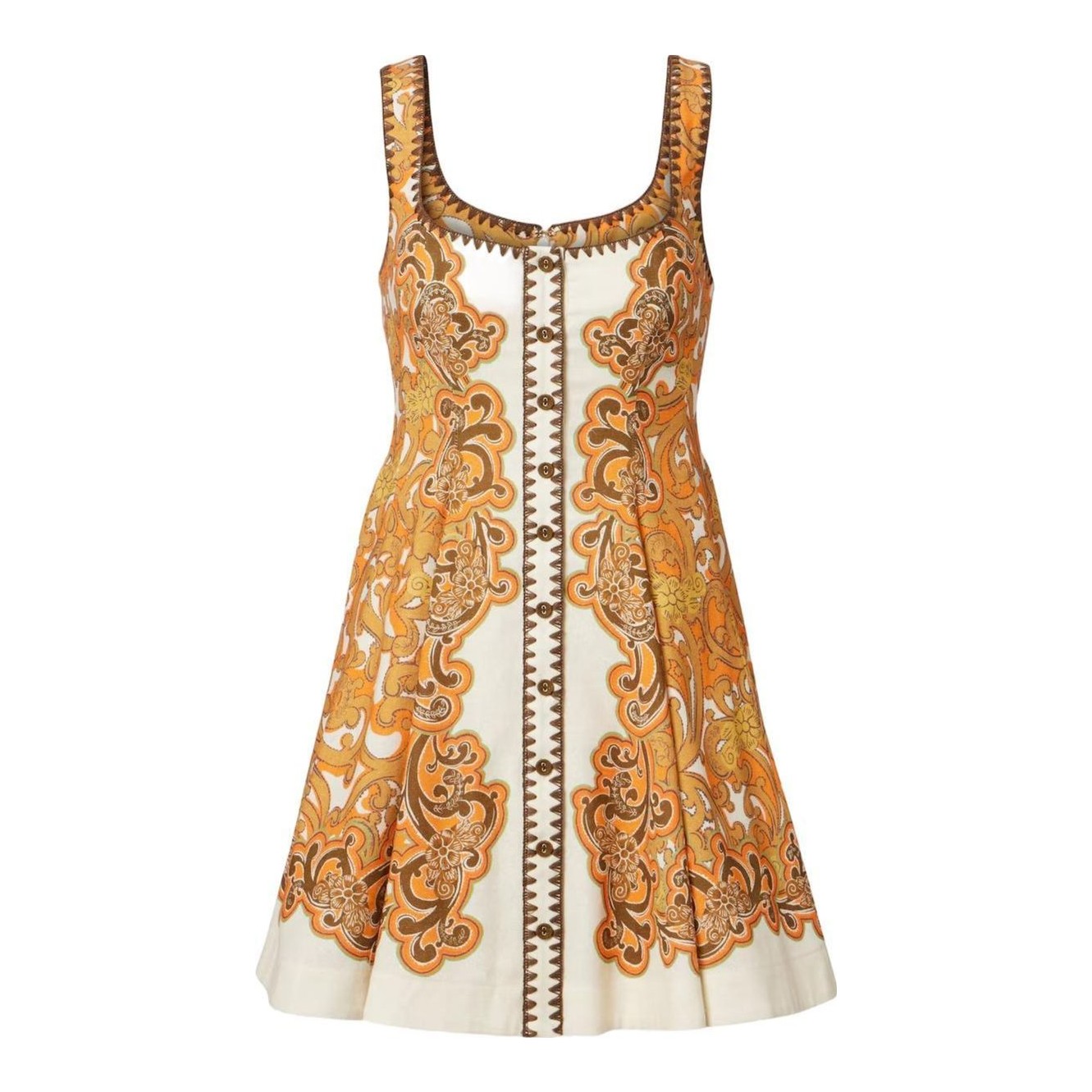 ALMAIS | Airlie Printed Linen Minidress