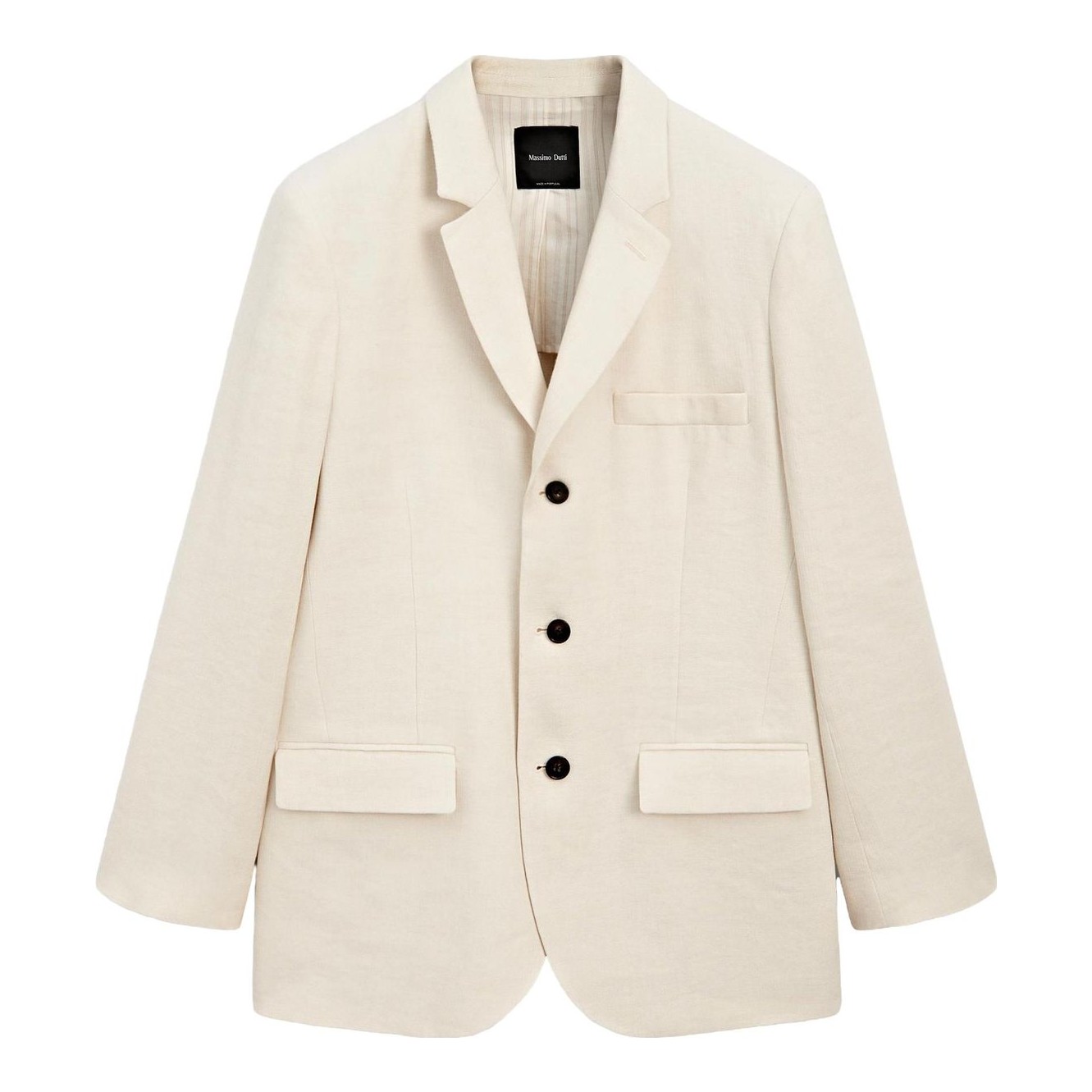 Linen Blend Suit Blazer