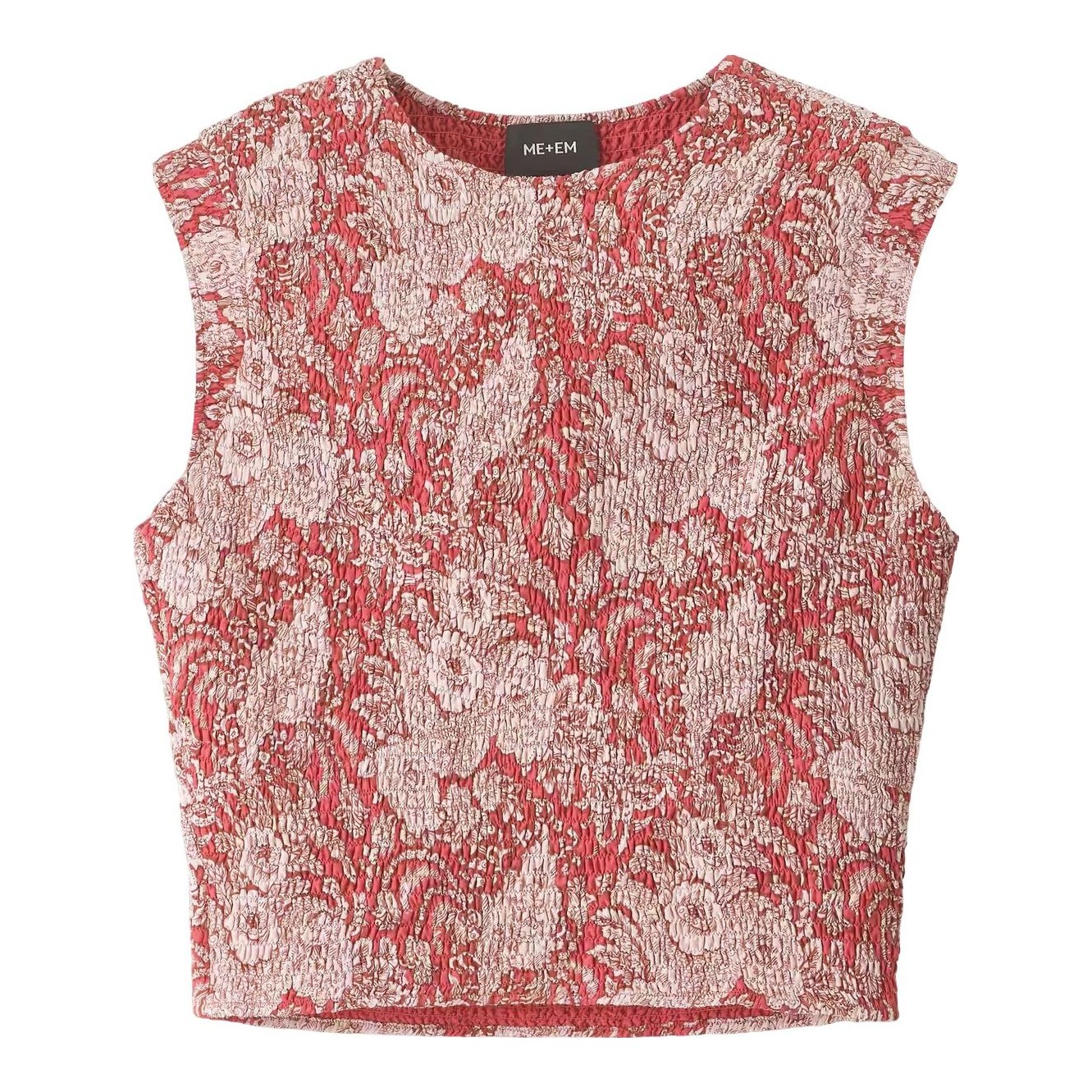 ME+EM | Shirred Crop Top