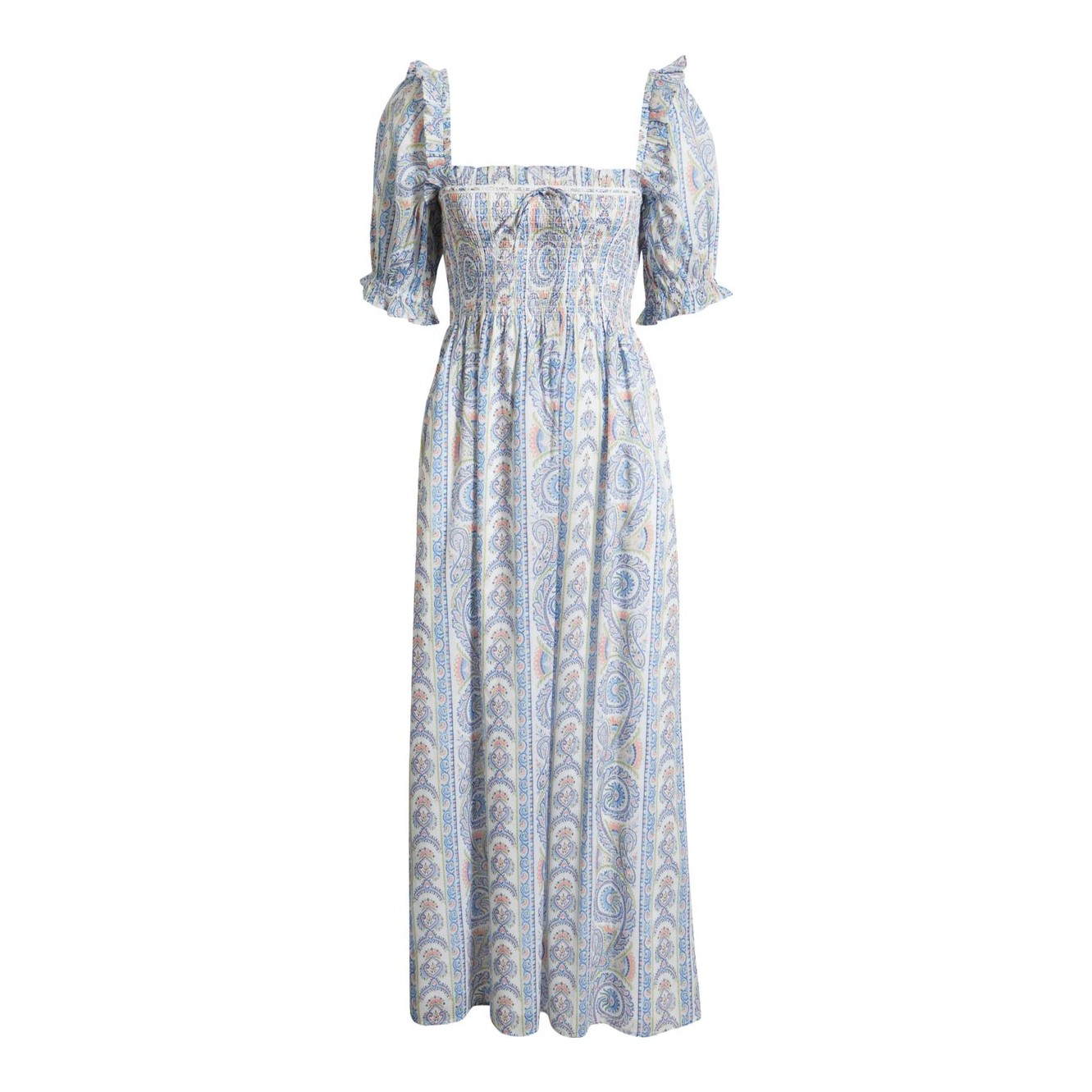 Hill House Home | The Seraphina Midi Nap Dress in Pink Sweet Peas