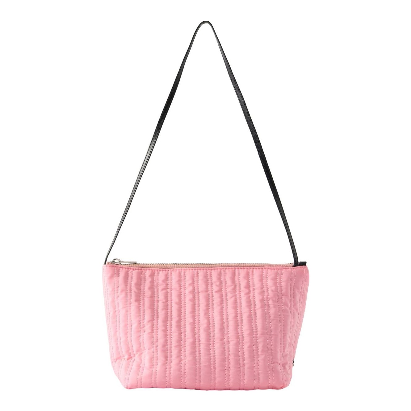 VALESQUE - Corset Leather-Trimmed Quilted Shell Shoulder Bag