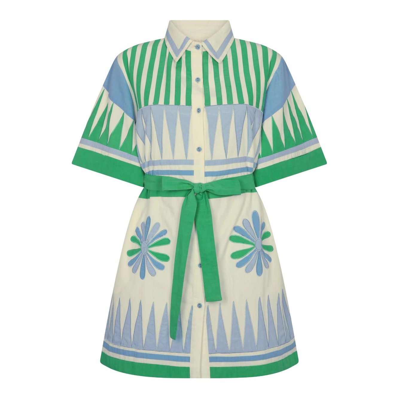 ALMAIS | Seeker Embroidered Shirt Dress