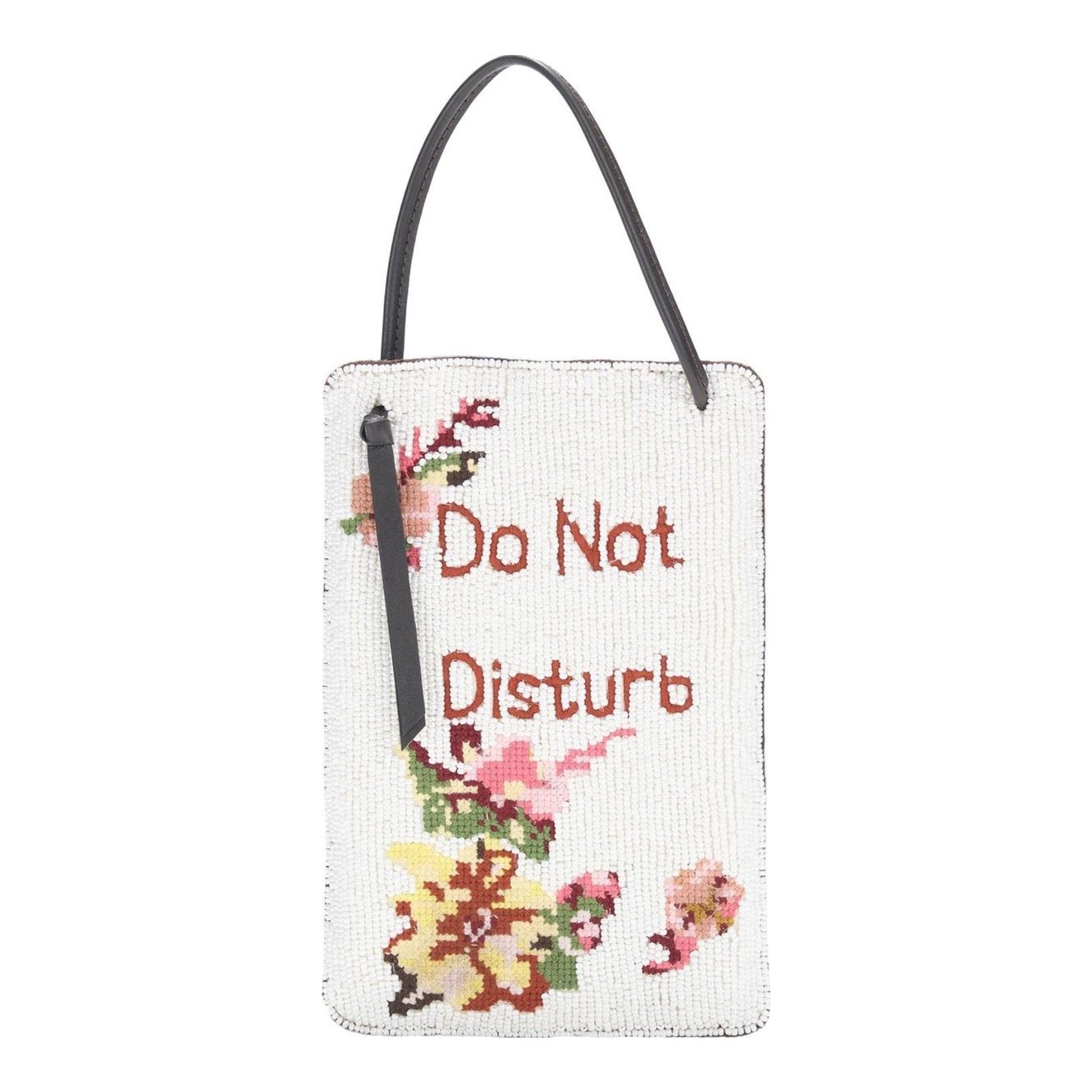 STAUD | Beaded Door Sign Do Not Disturb Tote Bag