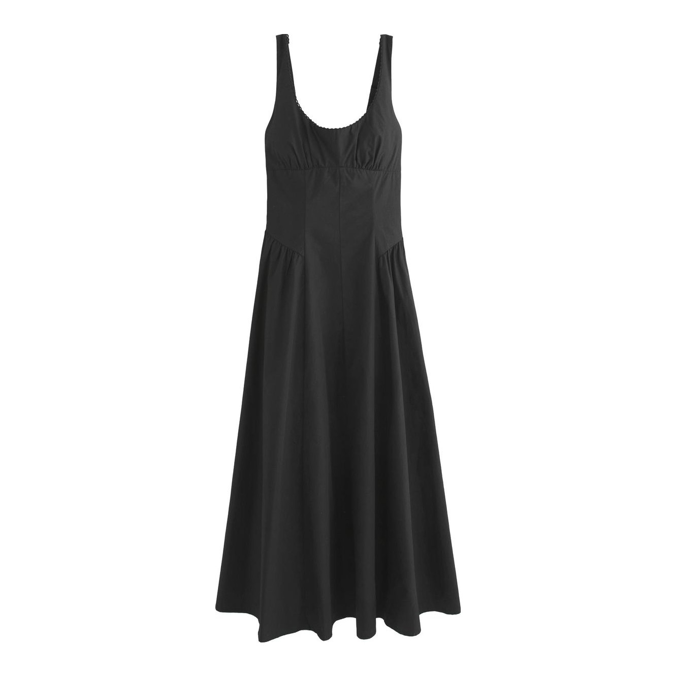 knee length dresses for ladies The Scoop Neck Midi Dress – The Standard Stitch main image 1