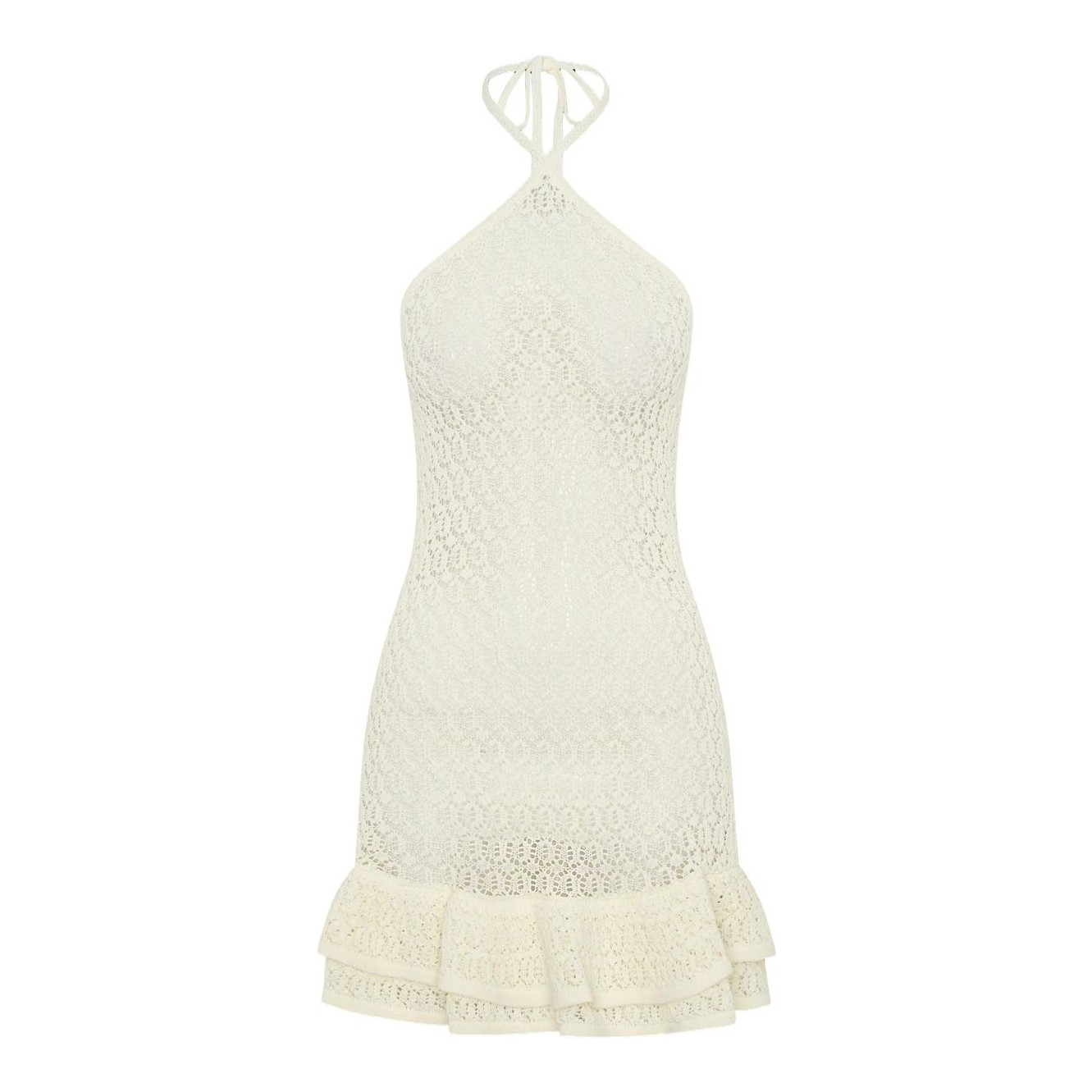 liquid knit dresses Twilight Moments Long Sleeve Knit Dress Cream main image 1