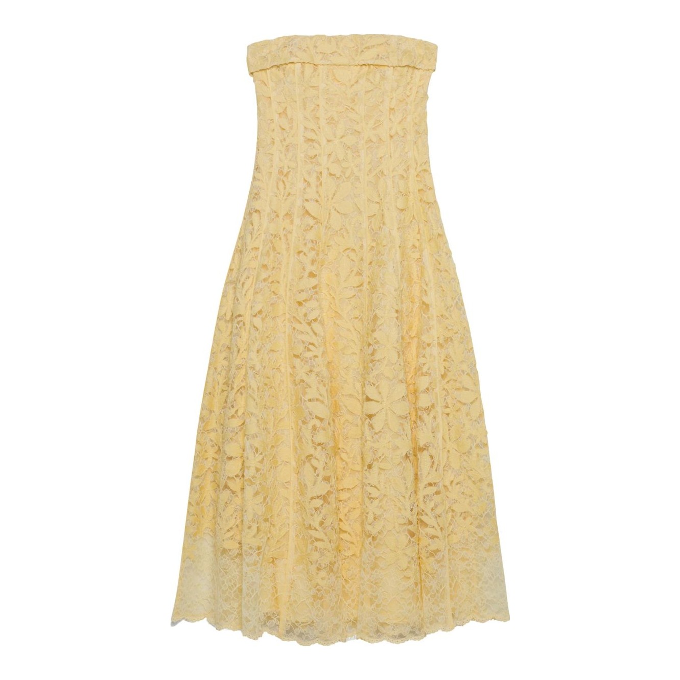 SIMKHAI | Valletta Strapless Embroidered Dress