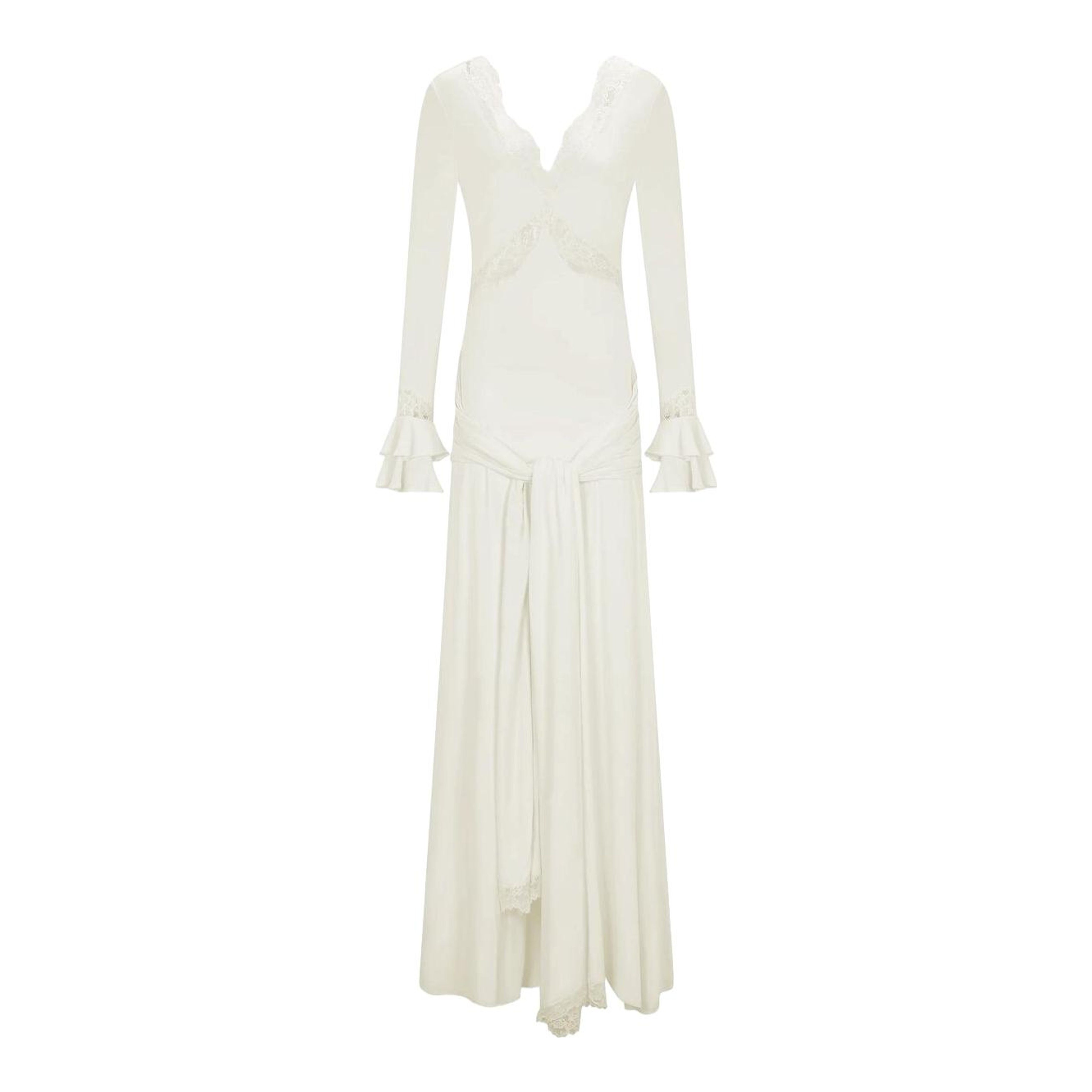 MESHKI | Electra Slinky Lace Maxi Dress