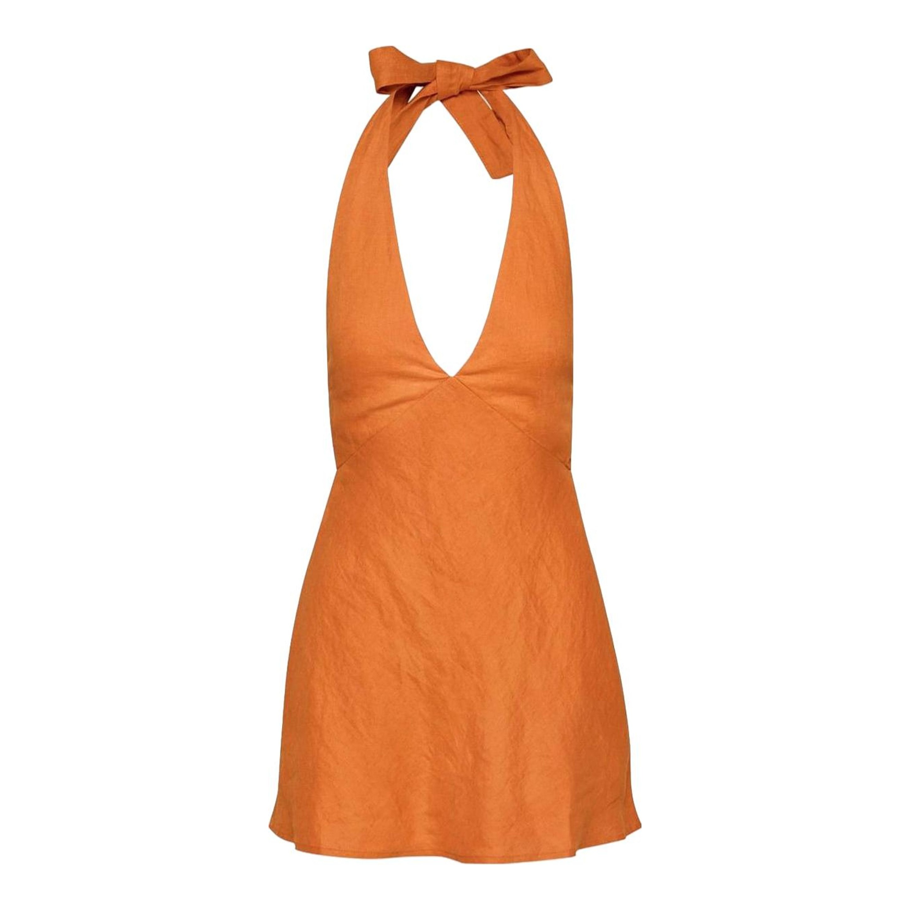 pistachio linen dress Pure Linen Shirt Dress main image 1